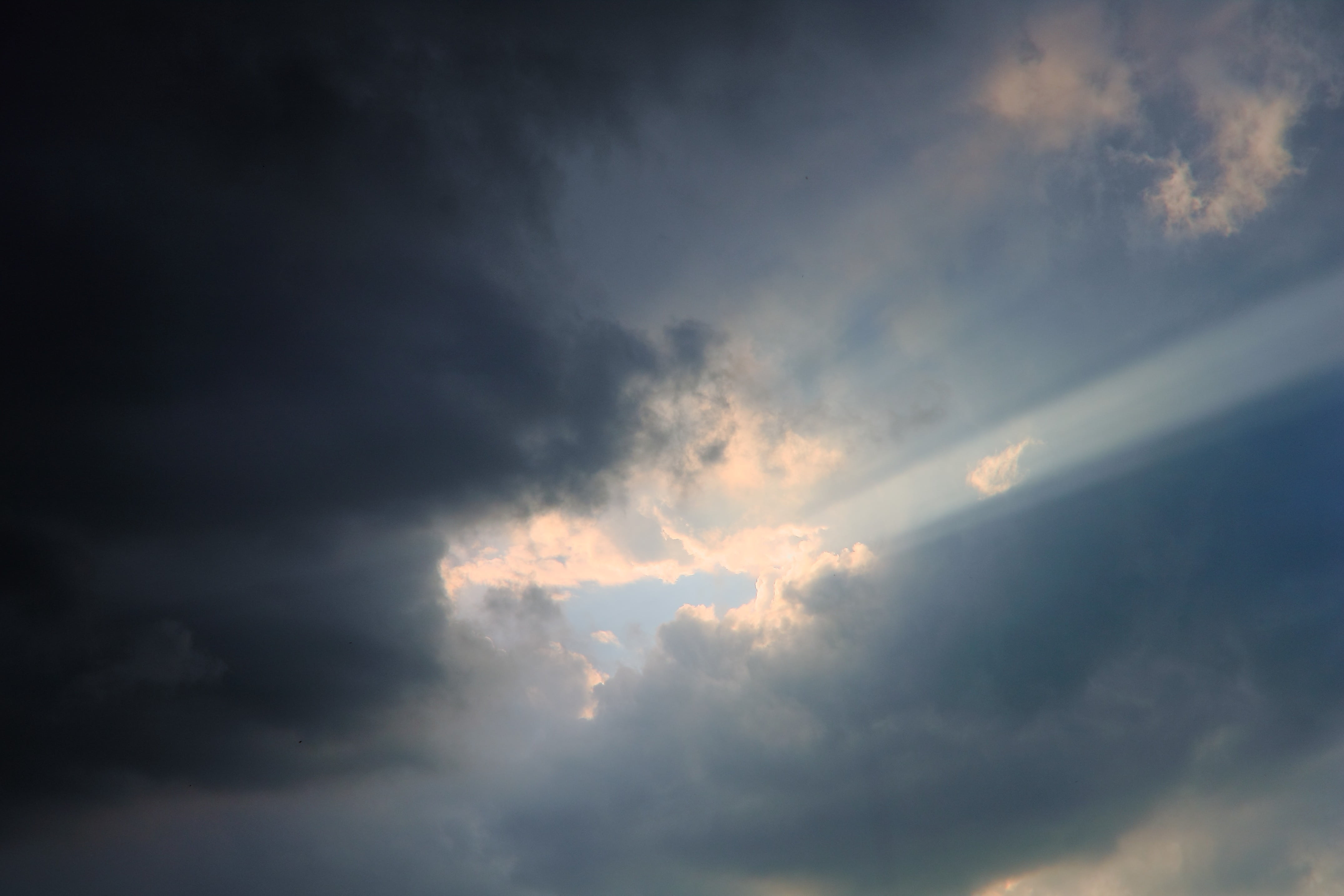 rain, dark, religion, overcast, outdoors, wind, backgrounds, the sun, rays of the sun, storm cloud, cloudscape, the rays, sky, spirituality, scenics - nature, HD Wallpaper