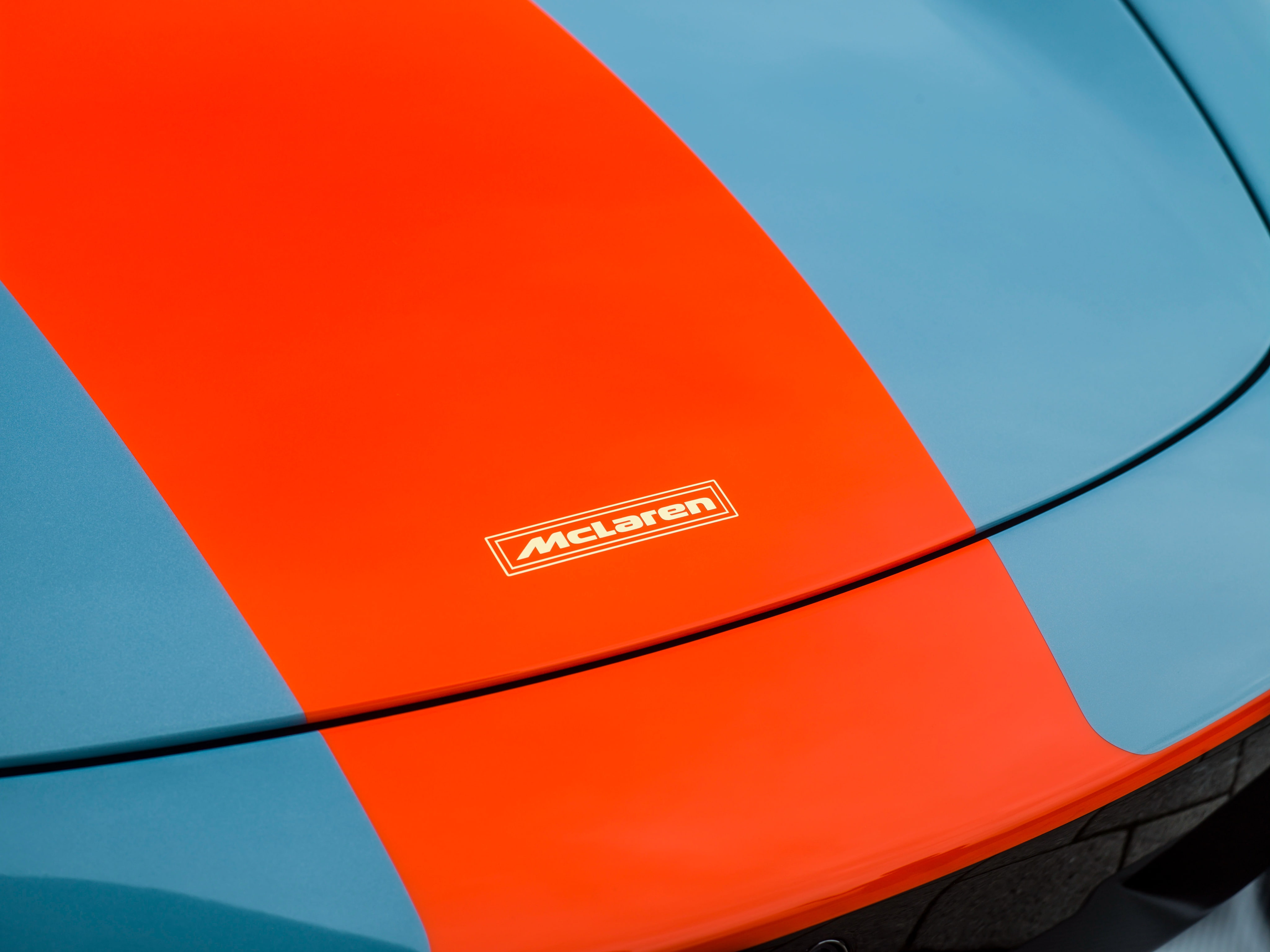 motor vehicle, close-up, land vehicle, Gulf Racing Theme, red, car, vibrant color, communication, text, 2018, transportation, air vehicle, western script, HD Wallpaper
