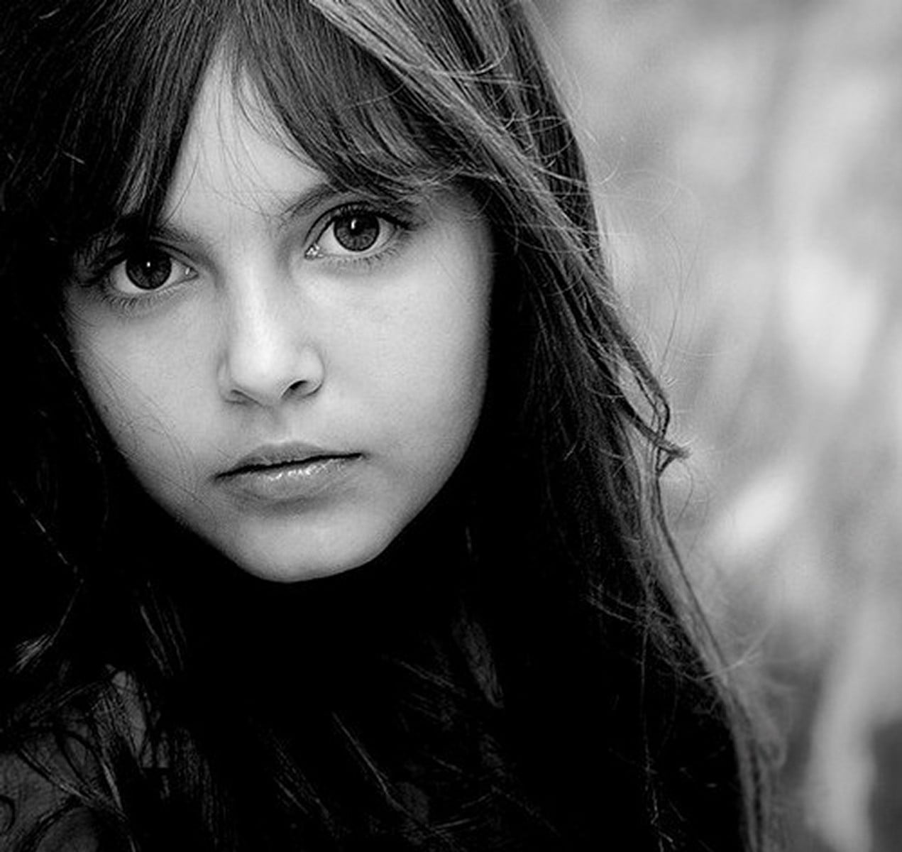 photography, innocent girl, beauty, innocent, women, human face, human hair, looking, depression - sadness, sadness, beautiful woman, contemplation, HD Wallpaper