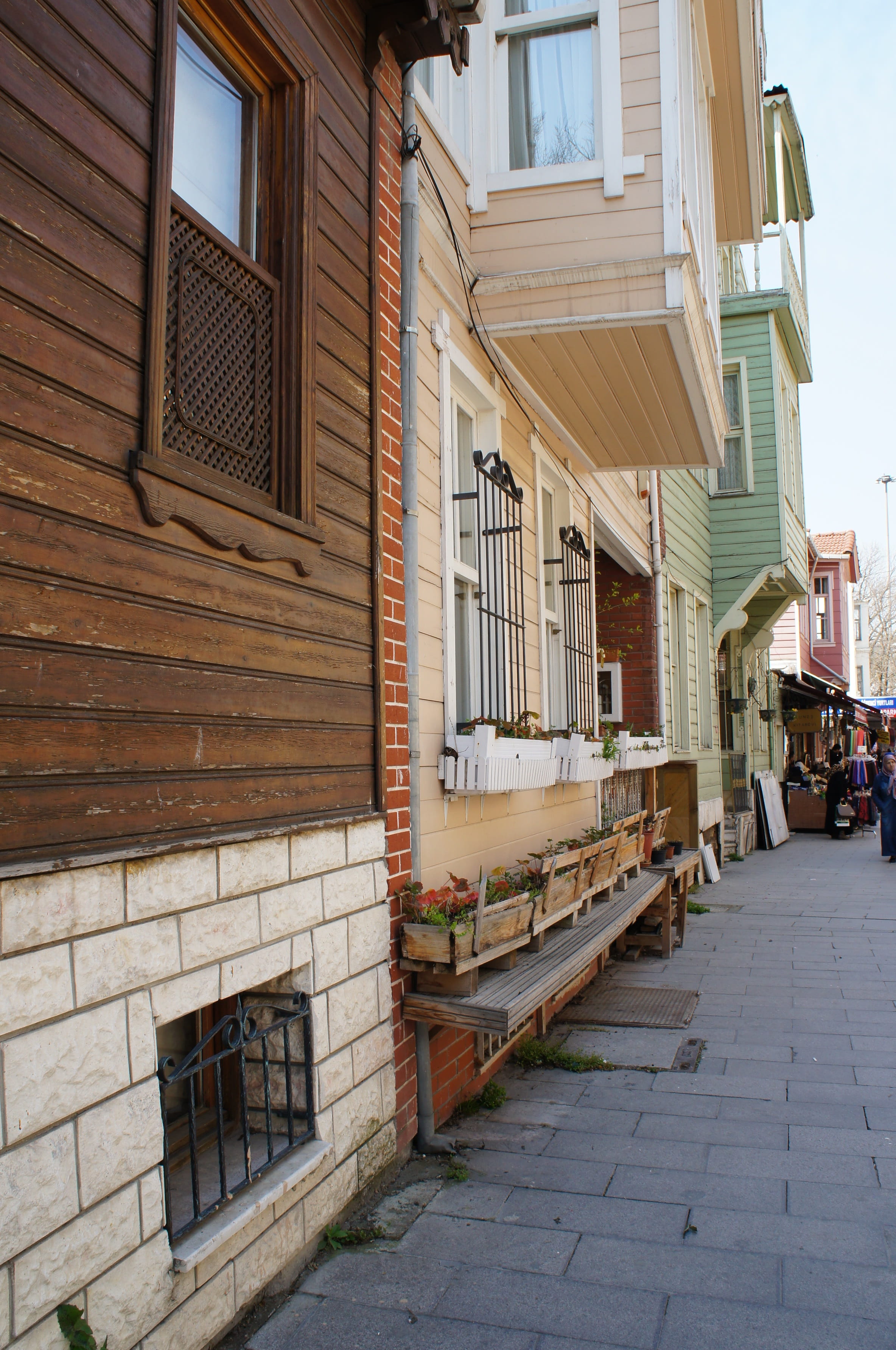 wooden, exterior, cobblestone, building, old, turkey, architecture, alley, asia, home, house, the way forward, window, istanbul, built structure, sky, wall, Phone HD Wallpaper