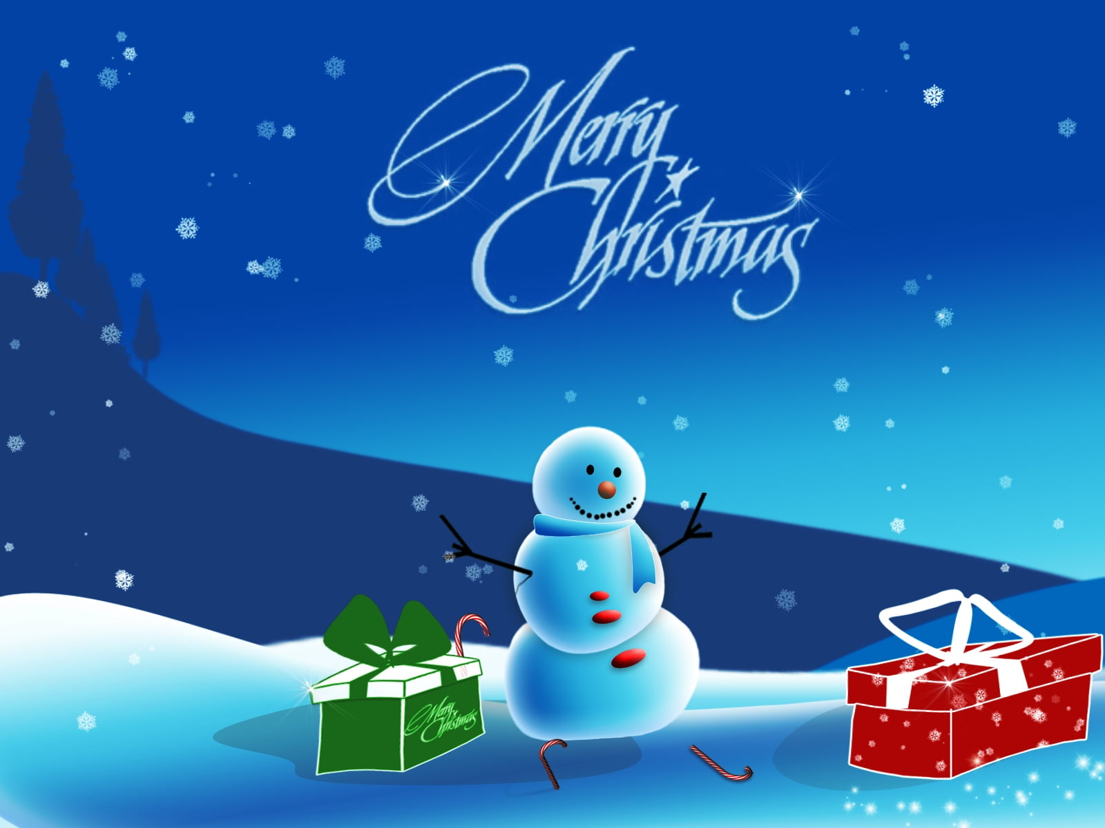moon, star - space, no people, snowman, mammal, celebration, sky, Christmas, night, overlay, cold temperature, blue, text, digital composite, tree, white, HD Wallpaper