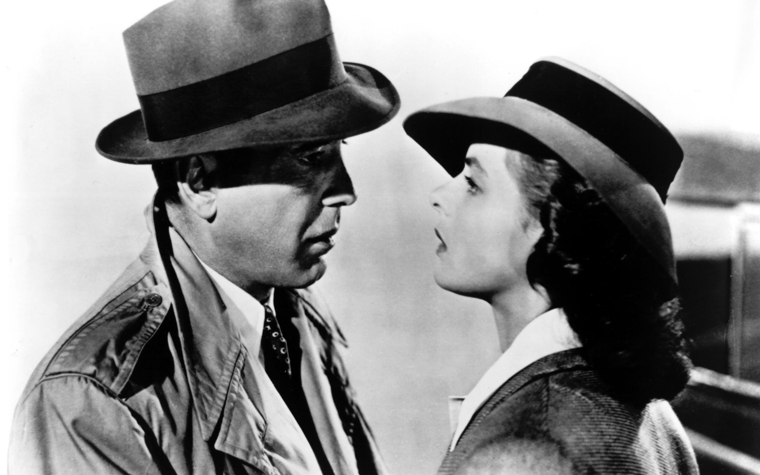Ingrid Bergman, movie, 2K, romantic, Humphrey Bogart, casablanca, HD Wallpaper