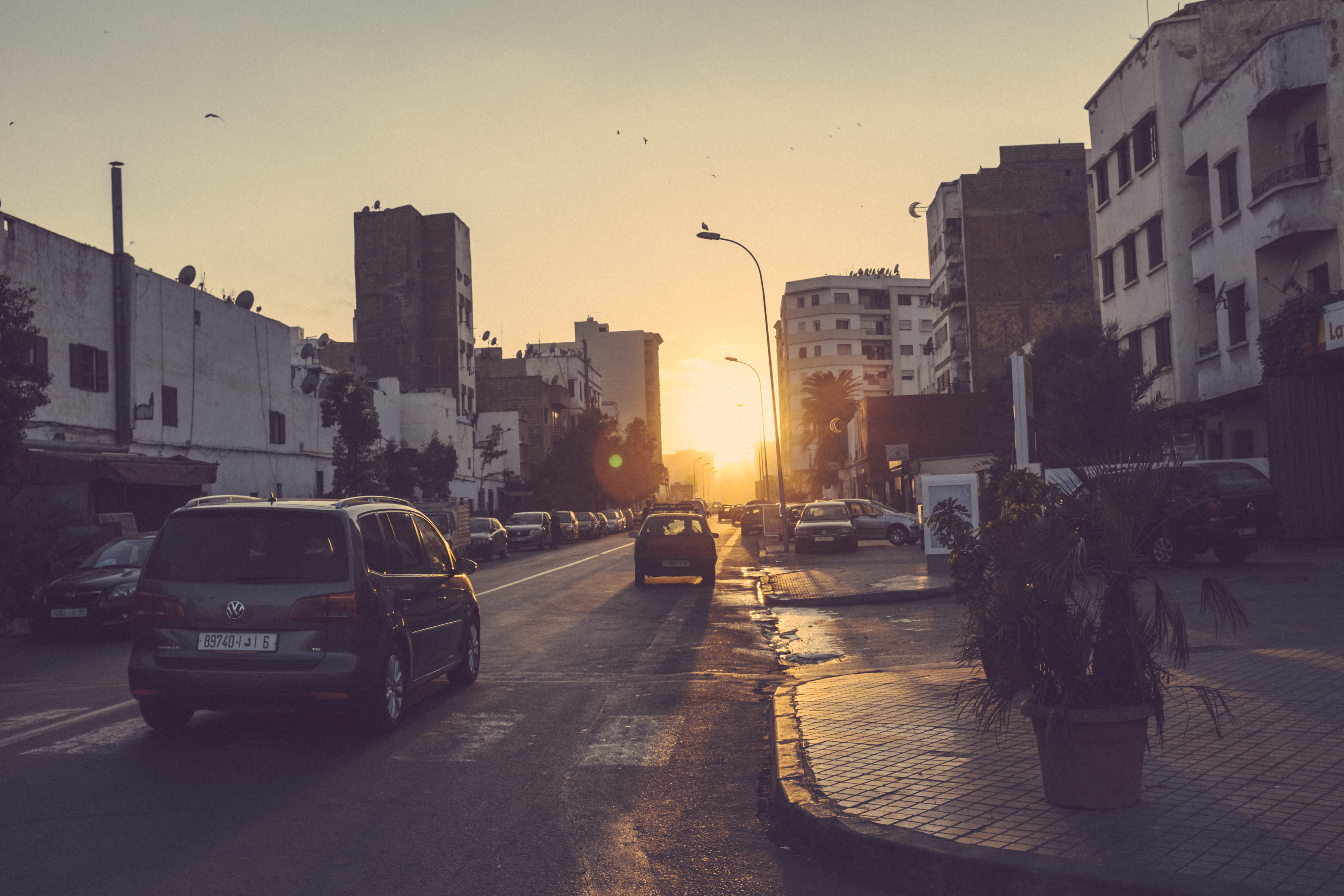 building, no people, architecture, built structure, office building exterior, skyscraper, morocco, city street, sunlight, nature, 4K, outdoors, building exterior, HD Wallpaper