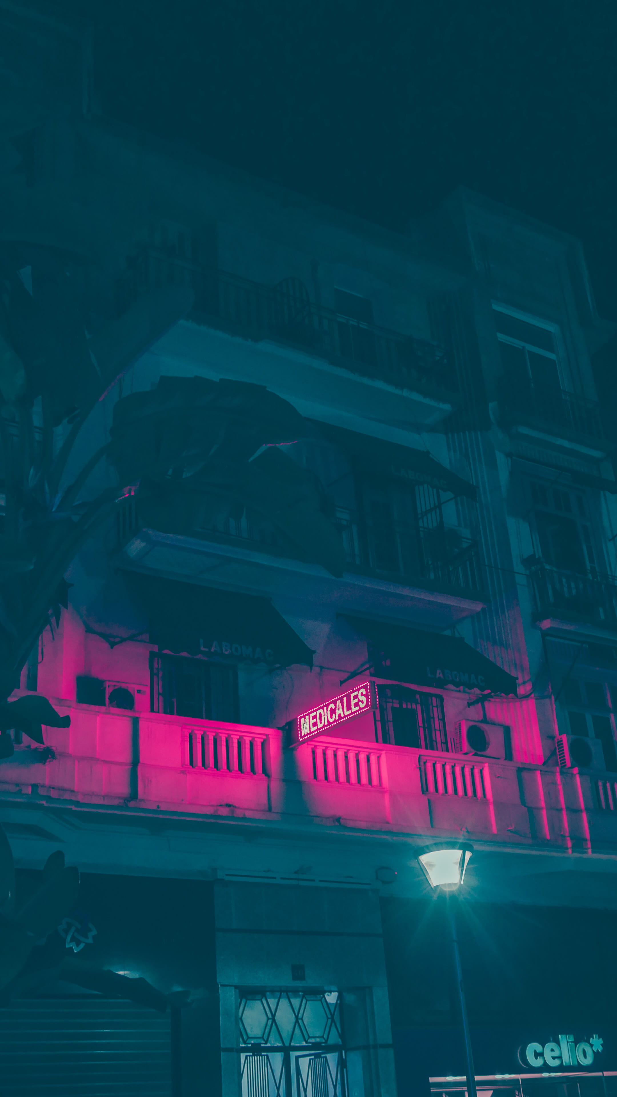 neighborhood, nature, building, text, the light, sign, illuminated, dark, building exterior, skyscraper, pink color, communication, casablanca, western script, Phone HD Wallpaper