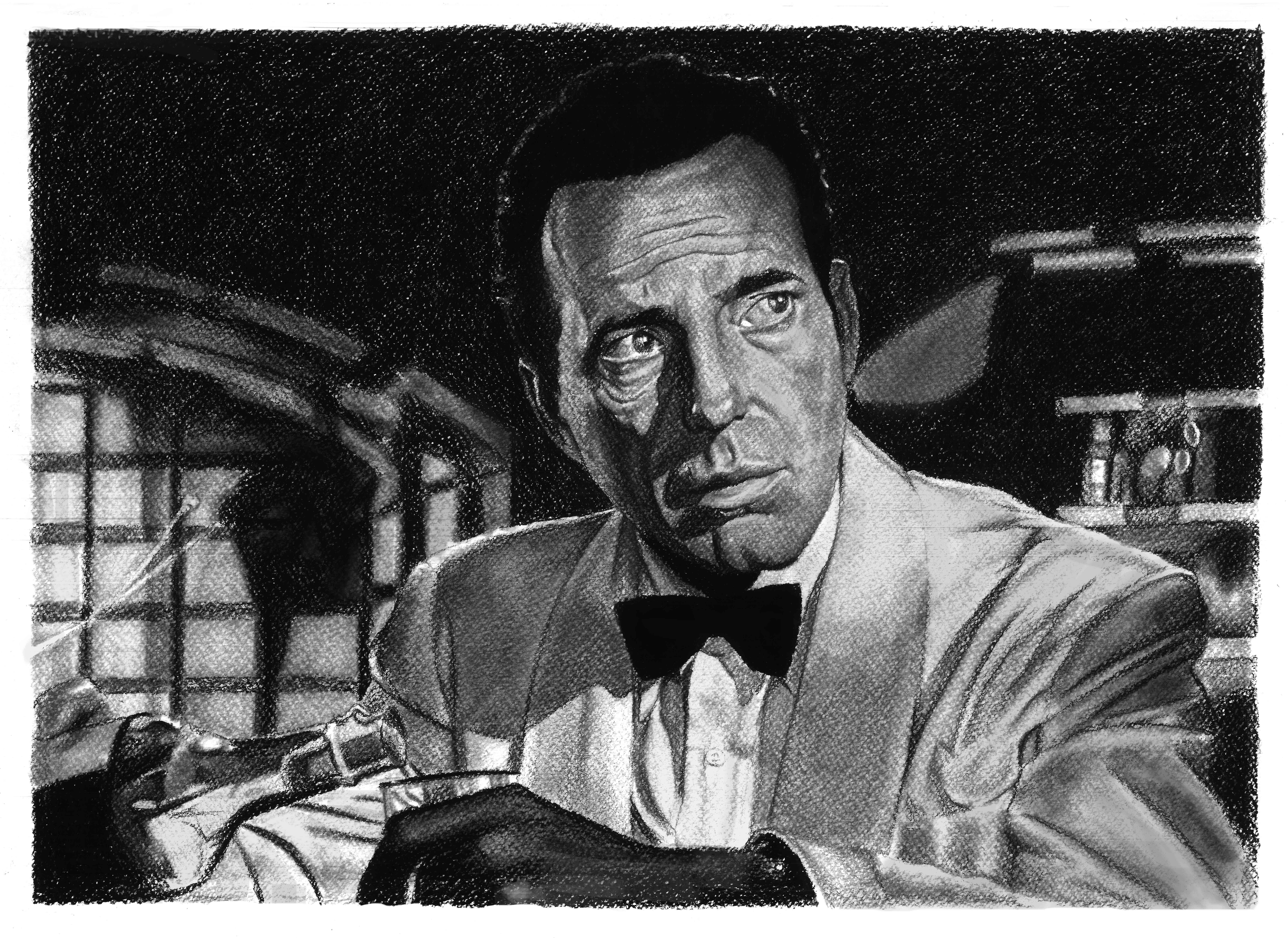 Humphrey Bogart, 8K, Movie, Casablanca, HD Wallpaper