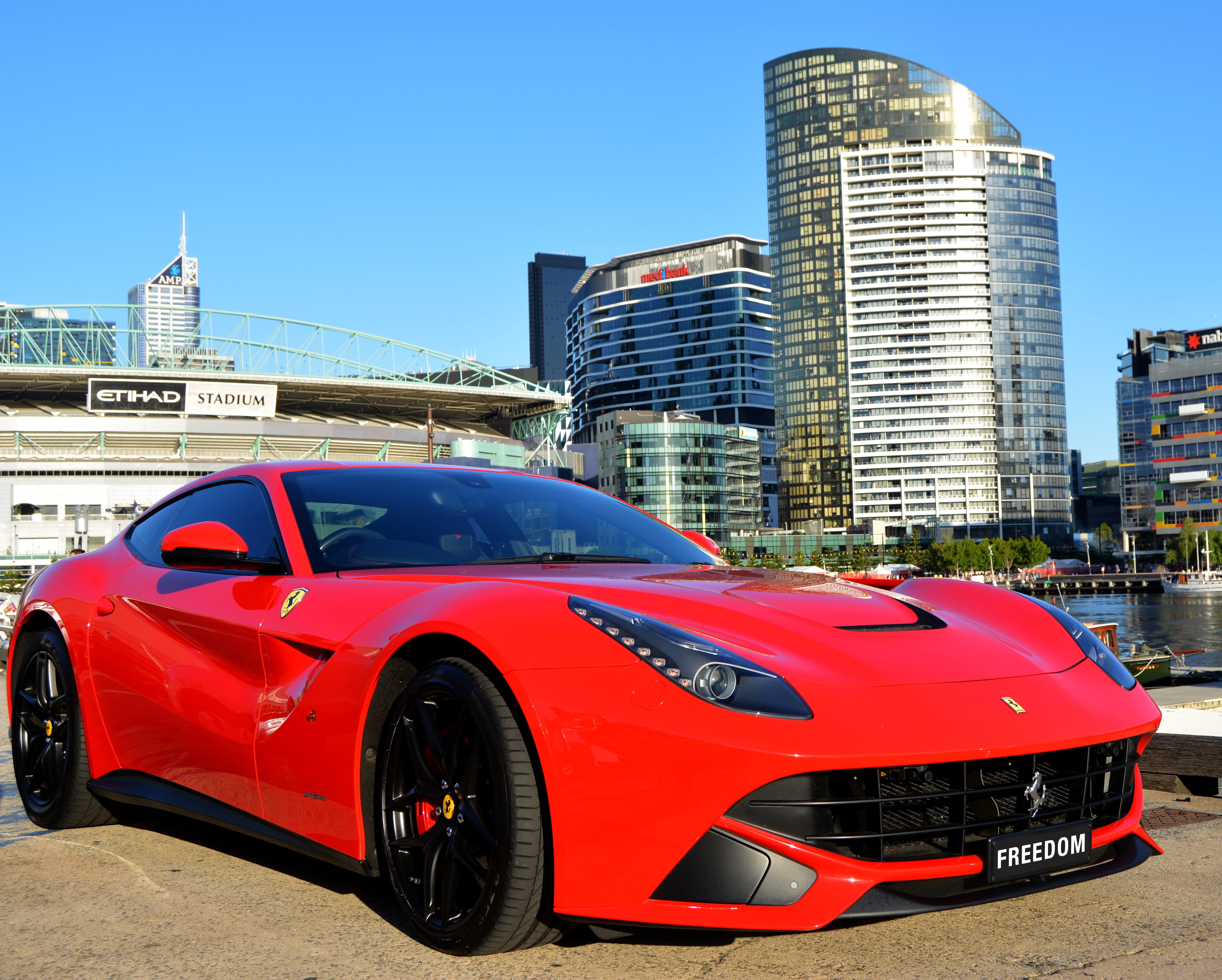 luxury, docks, fast, modern, street, transportation, motor vehicle, clear sky, building exterior, car, mode of transportation, day, victoria, sports car, HD Wallpaper