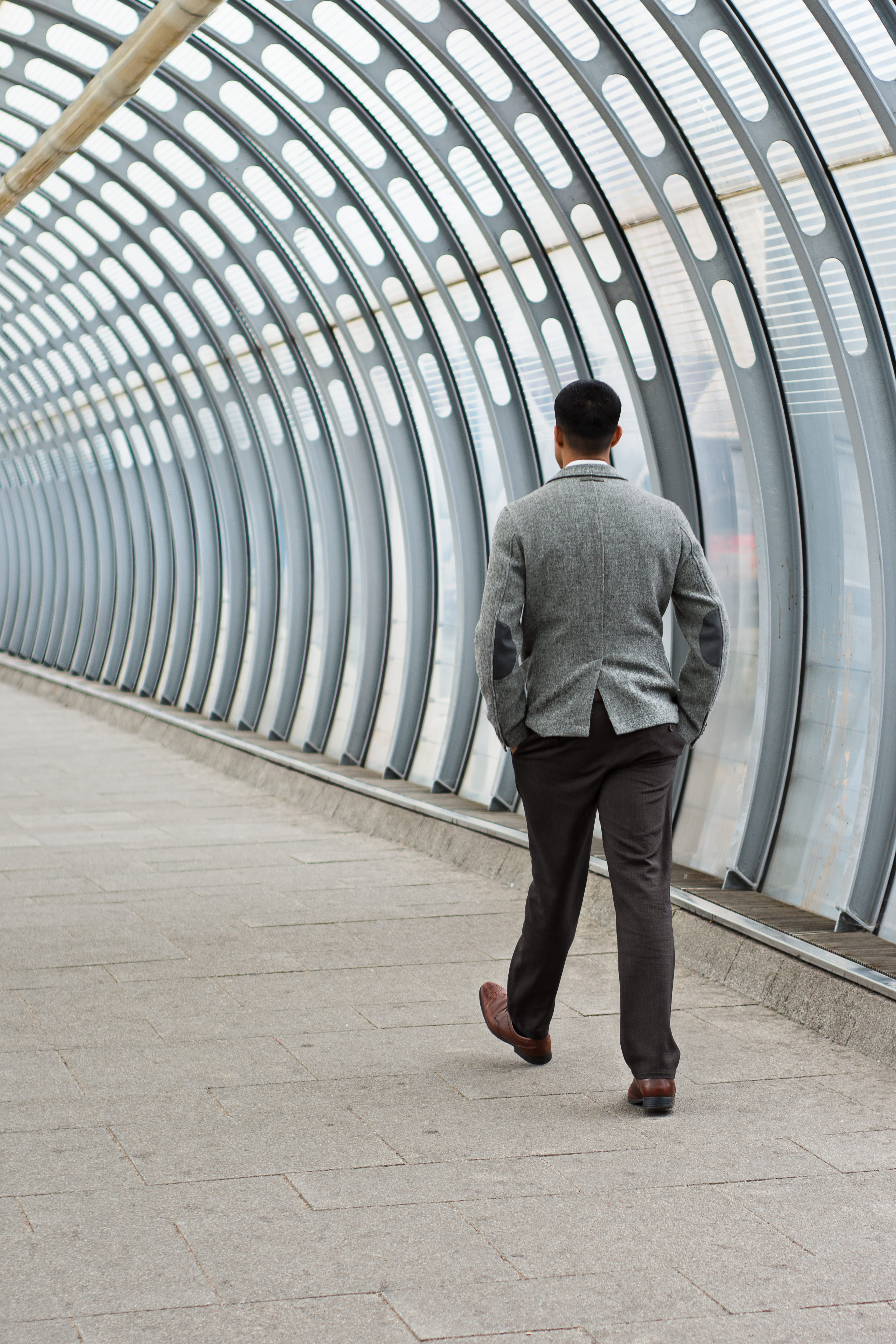 leather, men, footpath, walking, england, docklands, tube, suit, london, adult, hood - clothing, patches, real people, striding, man, built structure, one person, Phone HD Wallpaper