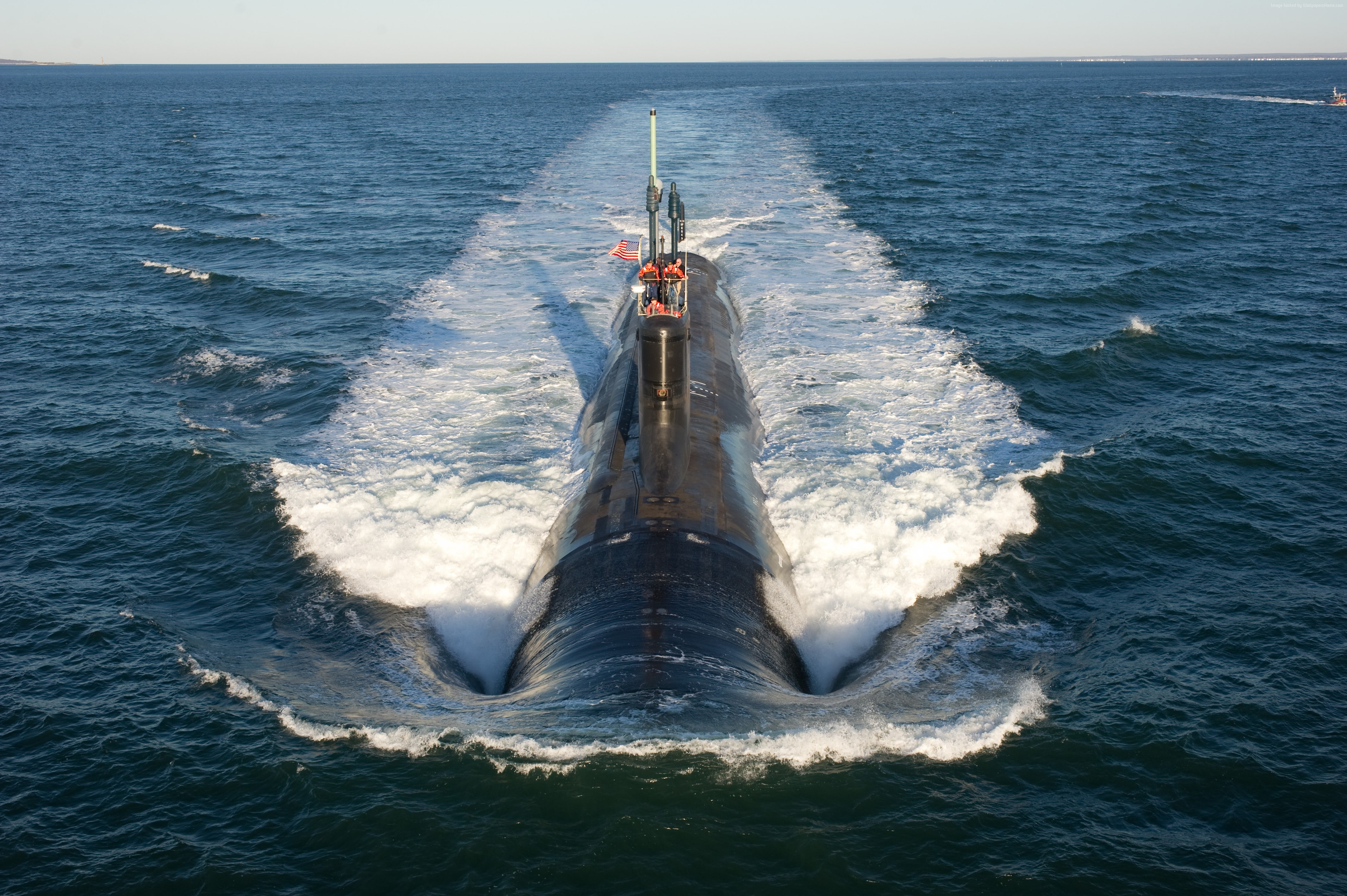 4K, SSN-784, USS North Dakota, U.S. Navy, submarine, Virginia-class, HD Wallpaper