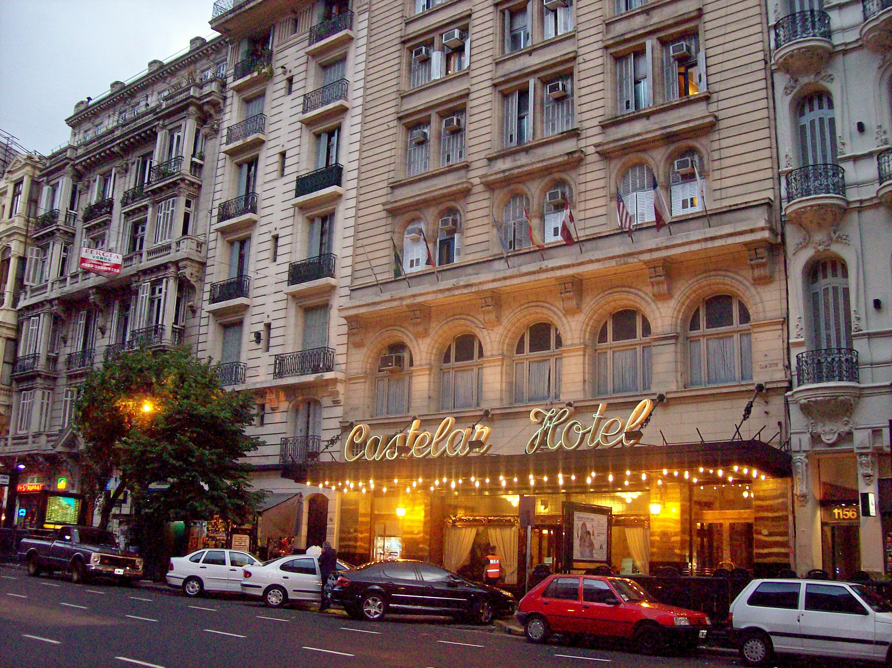 mode of transportation, Buenos Aires, dusk, architecture, Hotel Castelar, no people, castelar, street, transportation, urban Scene, restaurant, traffic, HD Wallpaper