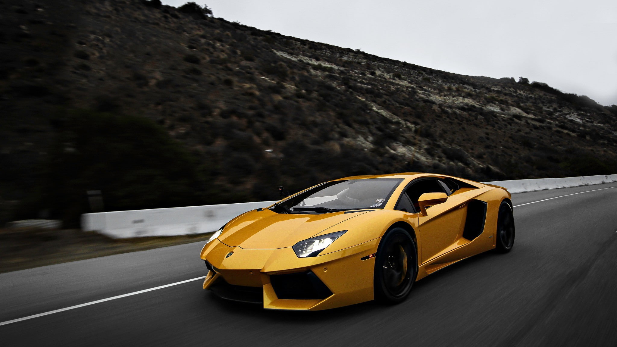 aventador, lp700-4, 1080P, Lamborghini, Supercars, exotic, yellow, speed, HD Wallpaper