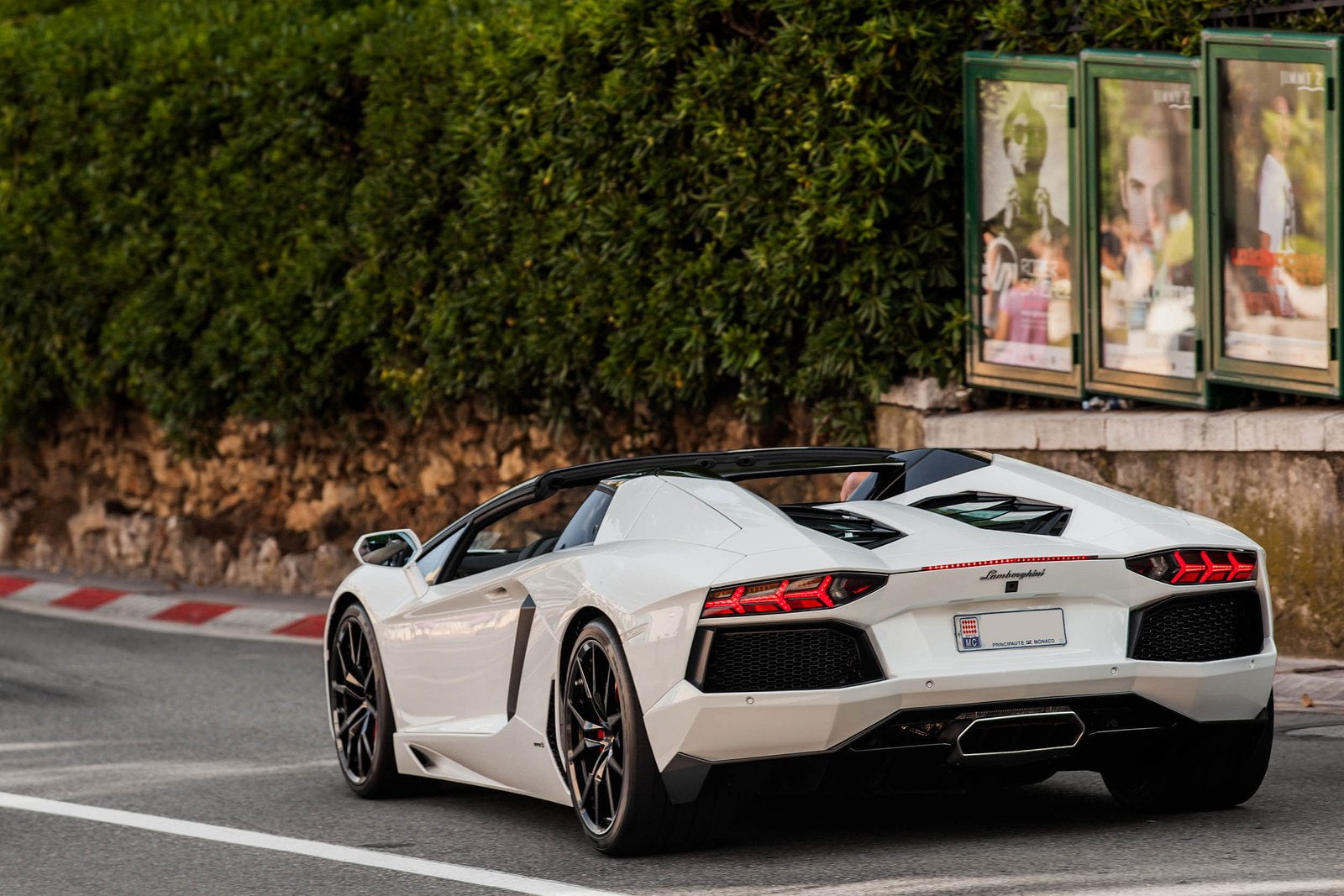 720P, supercars, white, lp700 4, aventador, lamborghini, roadster, italian, blanche, HD Wallpaper
