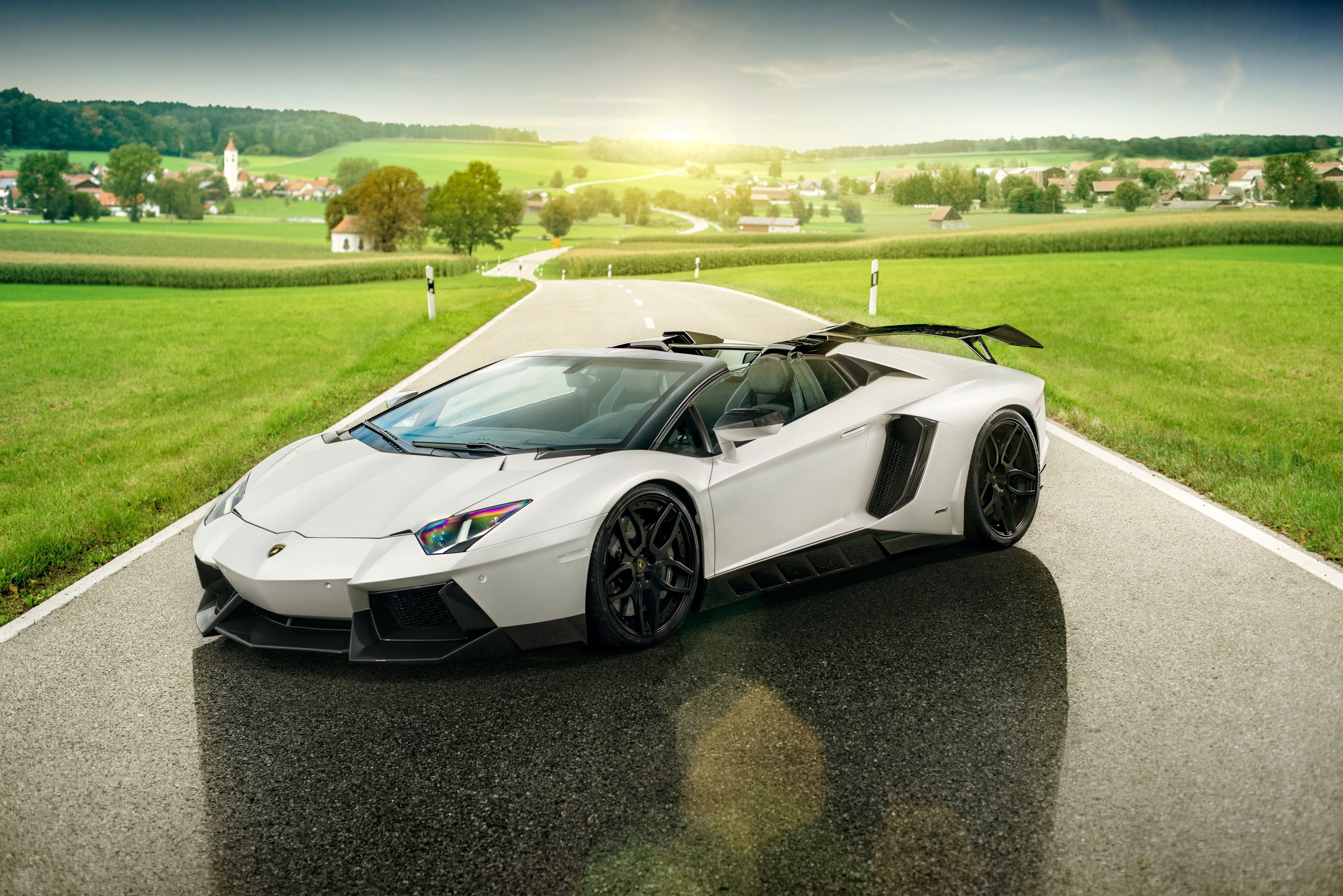 novitec, 4K, 2014, roadster, lamborghini, torado, tuning, lp700 4, lb834, aventador, supercar, HD Wallpaper