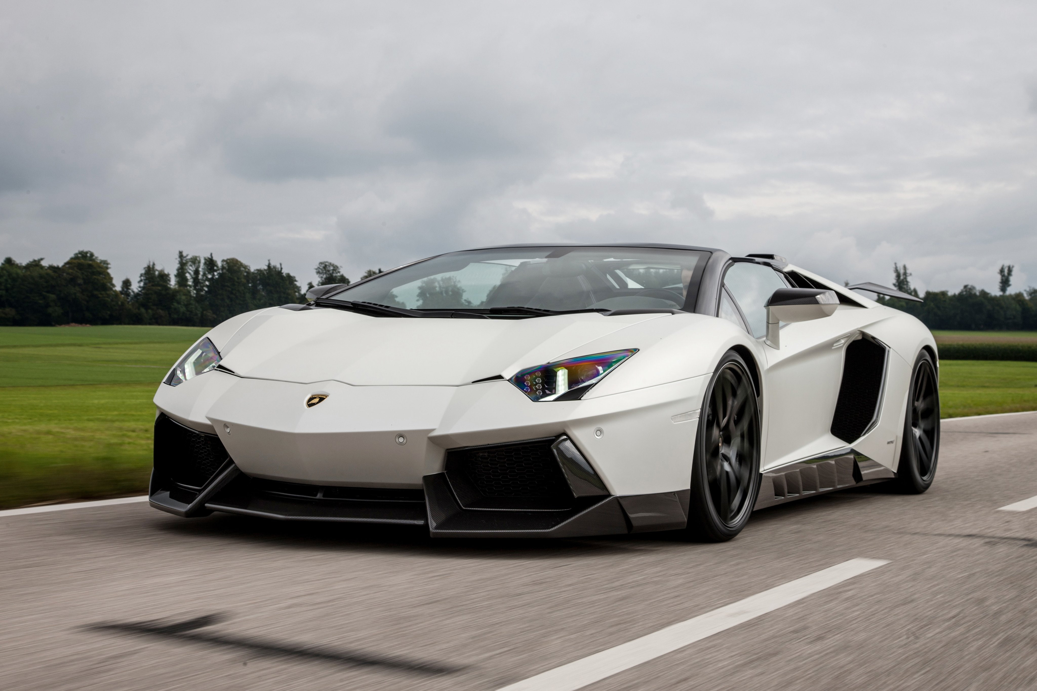 aventador, 2014, supercar, lp700 4, lb834, novitec, 4K, torado, roadster, tuning, lamborghini, HD Wallpaper