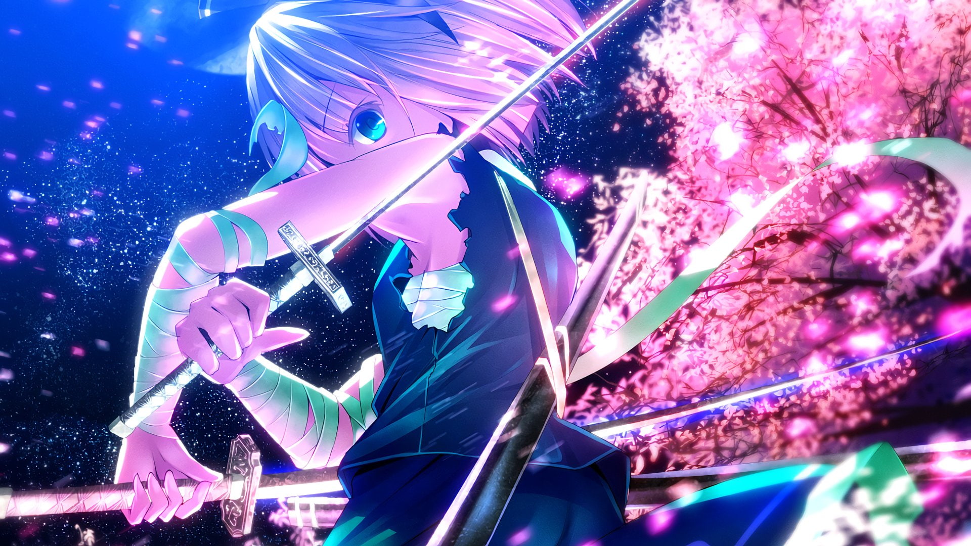 1080P, Youmu Konpaku, Anime, Touhou, HD Wallpaper