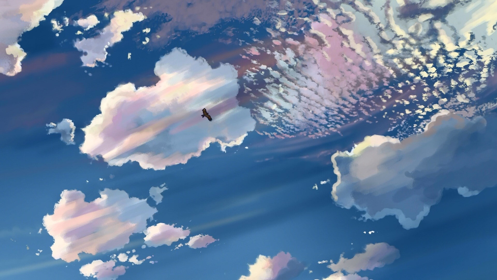 air vehicle, cloud - sky, global communications, mid-air, transportation, nature, cloudscape, airplane, beauty in nature, sky, scenics - nature, 1080P, HD Wallpaper