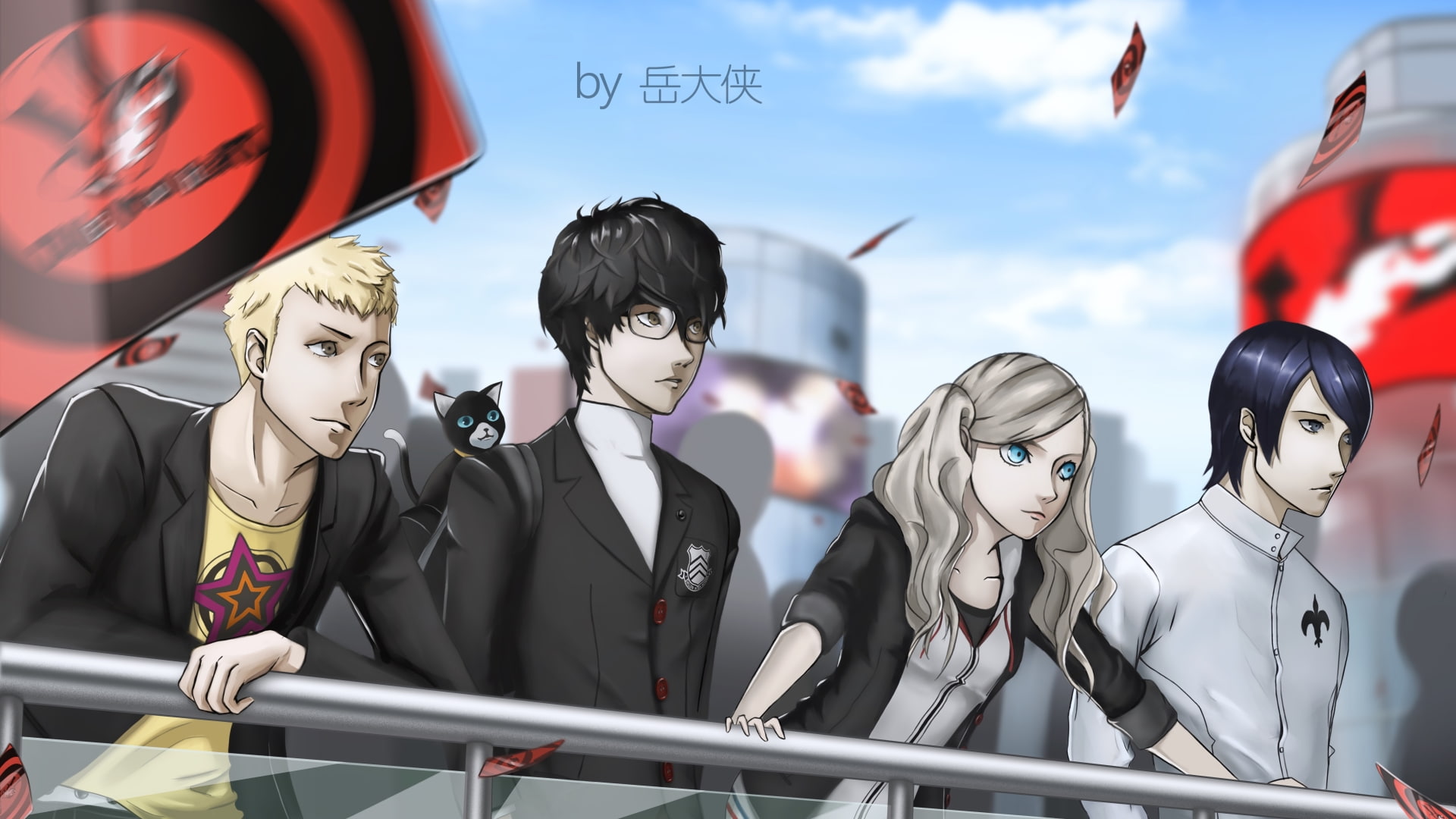 Anime, Ann Takamaki, Persona 5: The Animation, 1080P, Joker (Persona), HD Wallpaper