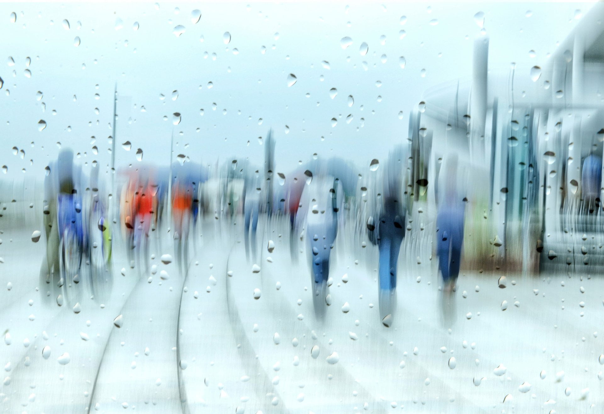 glass - material, transportation, near, 1080P, building, rain, mode of transportation, street, daytime, transparent, window, glass, Anette Ohlendorf, snow, HD Wallpaper