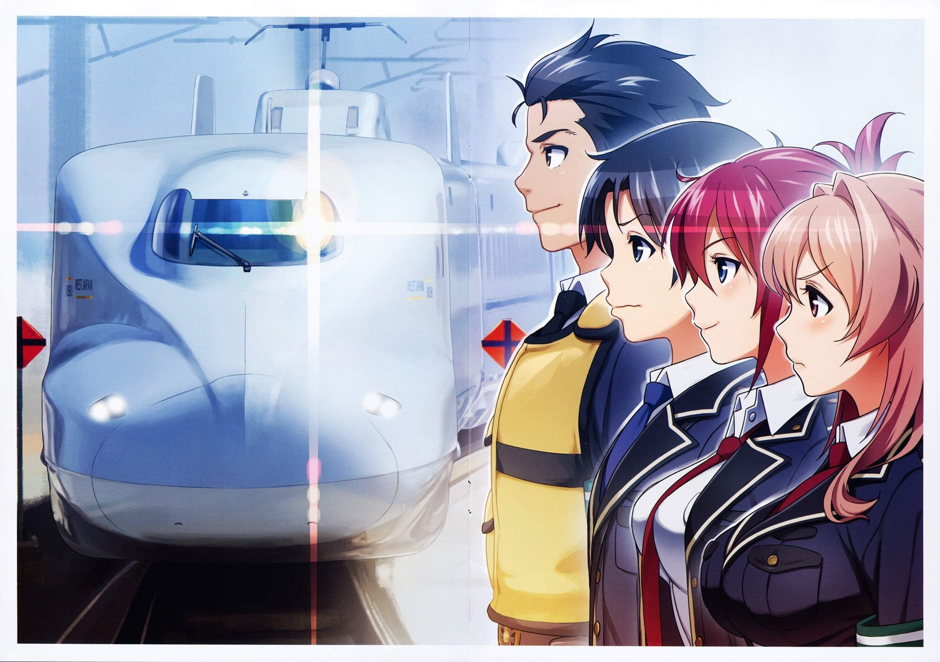 transfer print, Sakurai Aoi, front view, representation, indoors, Takayama Naoto, standing, auto post production filter, hairstyle, mode of transportation, HD Wallpaper