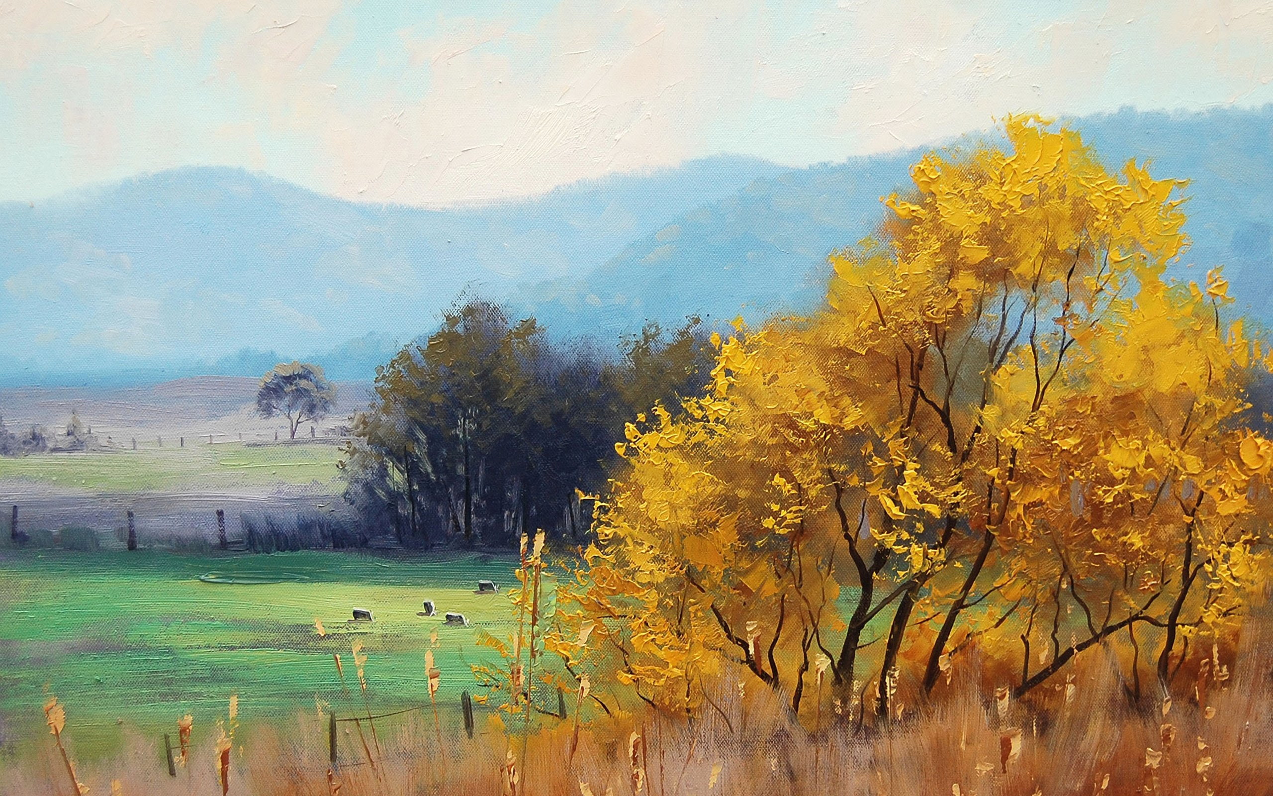 australia, bathurst, rural, artsaus, art, drawing, 2K, HD Wallpaper