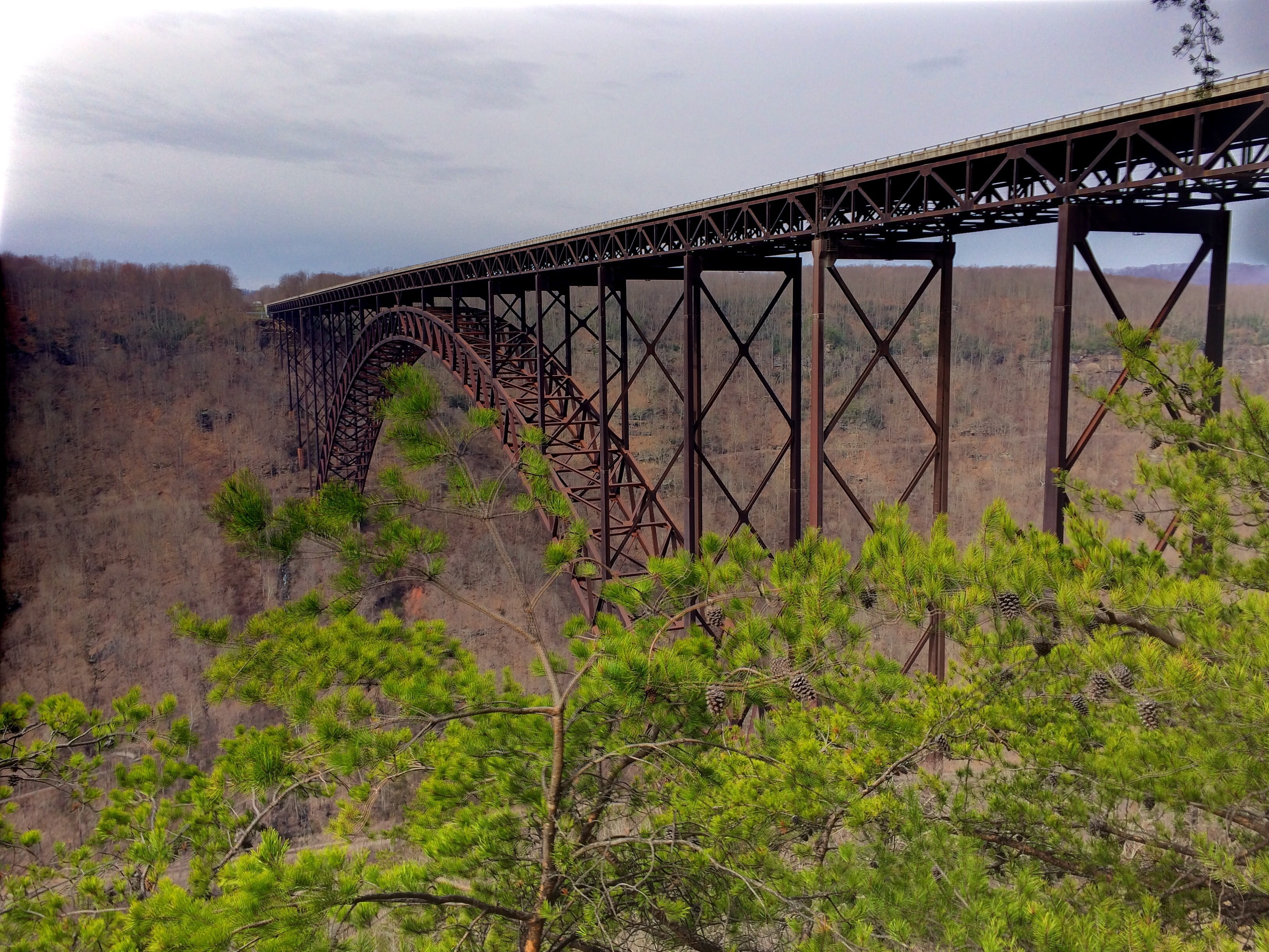 transportation, plant, railway bridge, tall bridge, abandoned, nature, sky, 2K, landmark, bridge - man made structure, train, train - vehicle, no people, HD Wallpaper