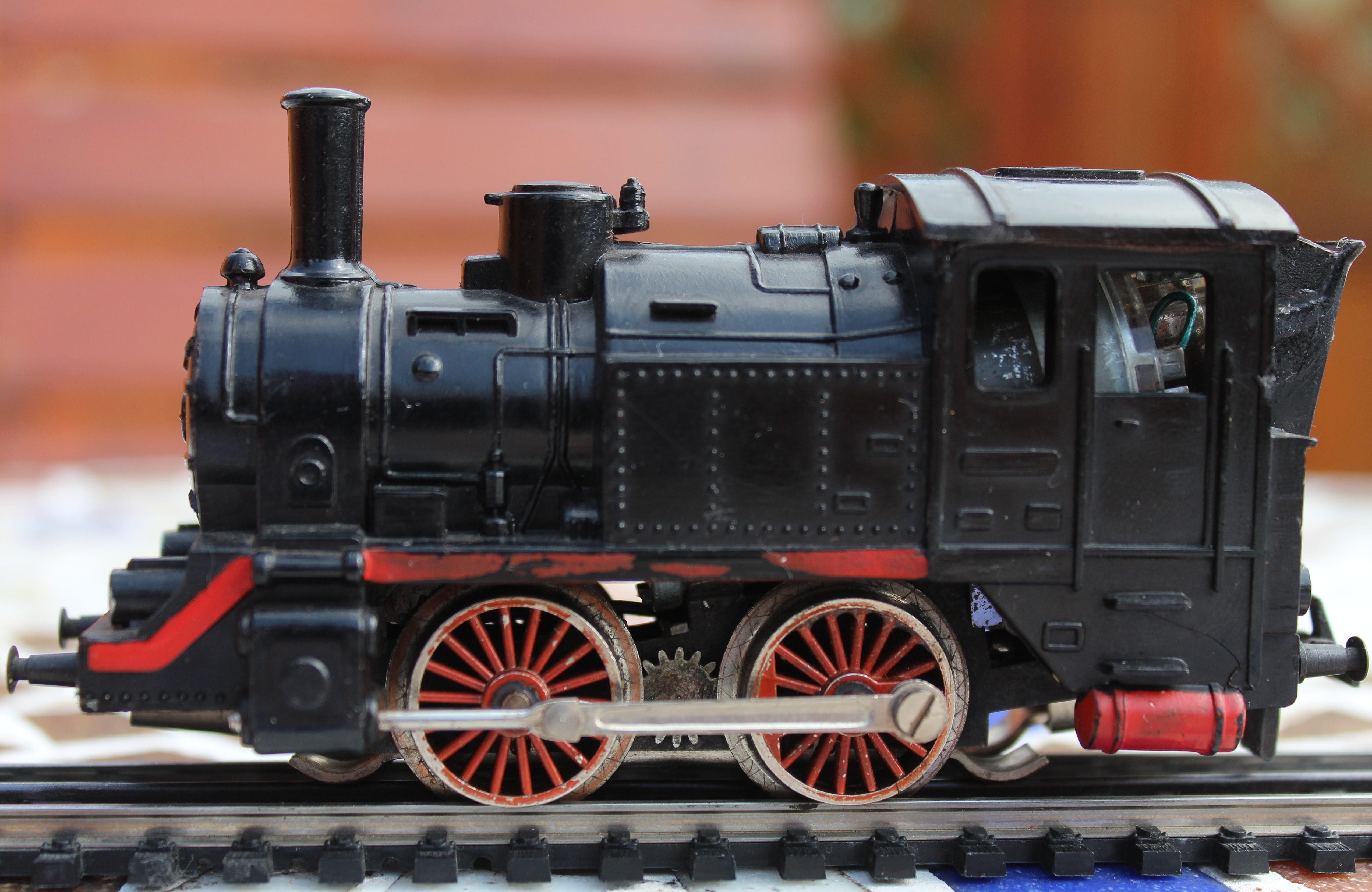no people, red, close-up, land Vehicle, old, retro styled, machinery, mode of Transport, industry, steam, rail traffic, Railway, train, photography themes, HD Wallpaper