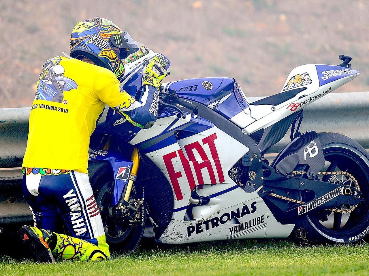 final, art, motorcycles, Yamaha, farewell, hd, Rossi, m1, 720P, kiss, HD Wallpaper