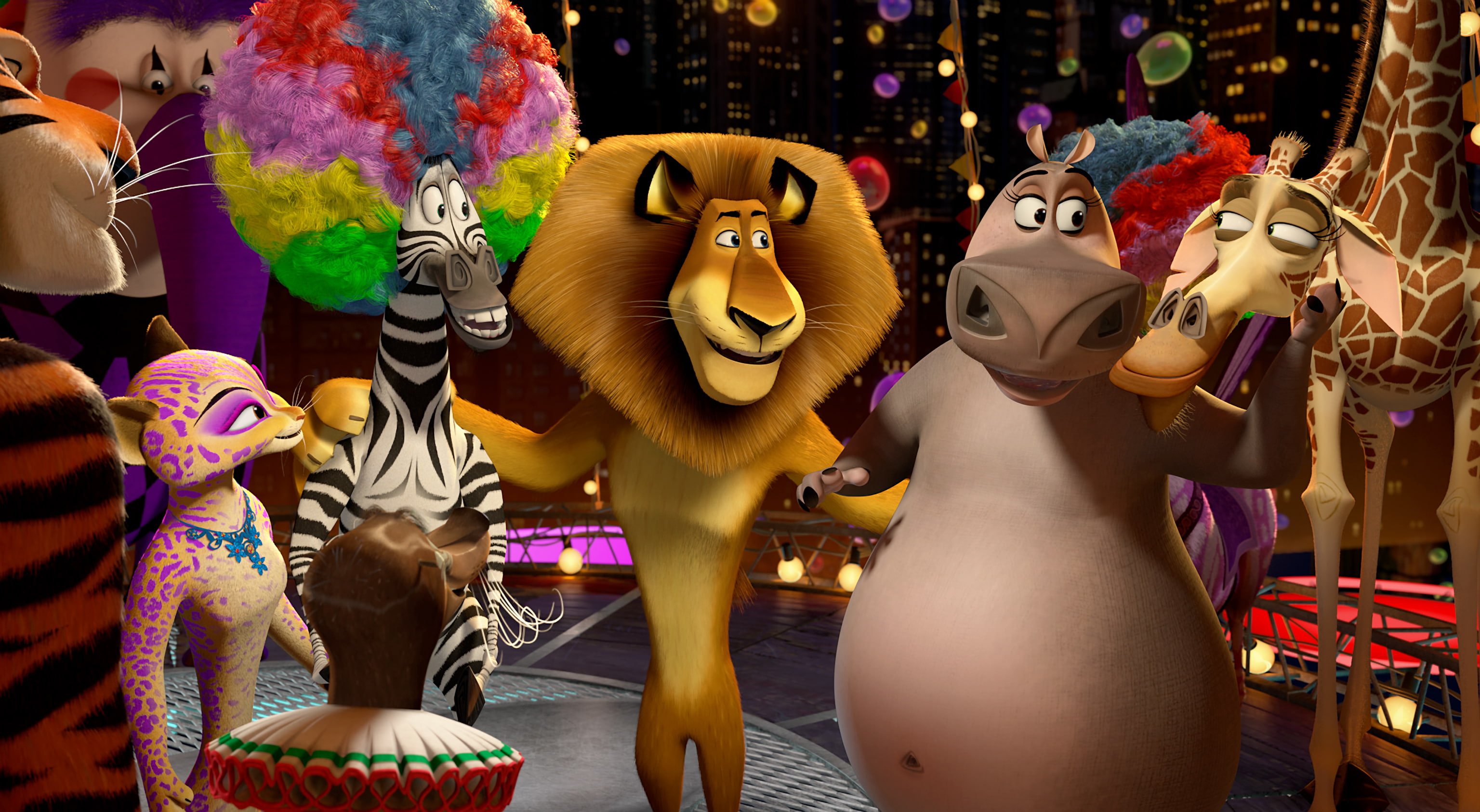 retail display, Madagascar 3, madagascar, craft, toy, sculpture, indoors, statue, digital, human representation, art and craft, characters, for sale, HD Wallpaper