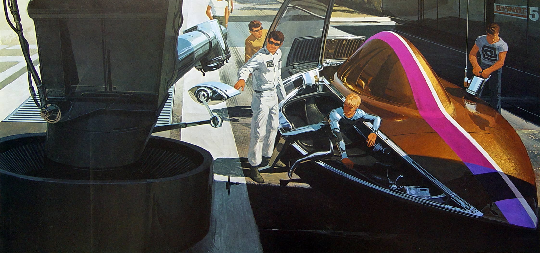 Ford, Syd Mead, 1080P, HD Wallpaper