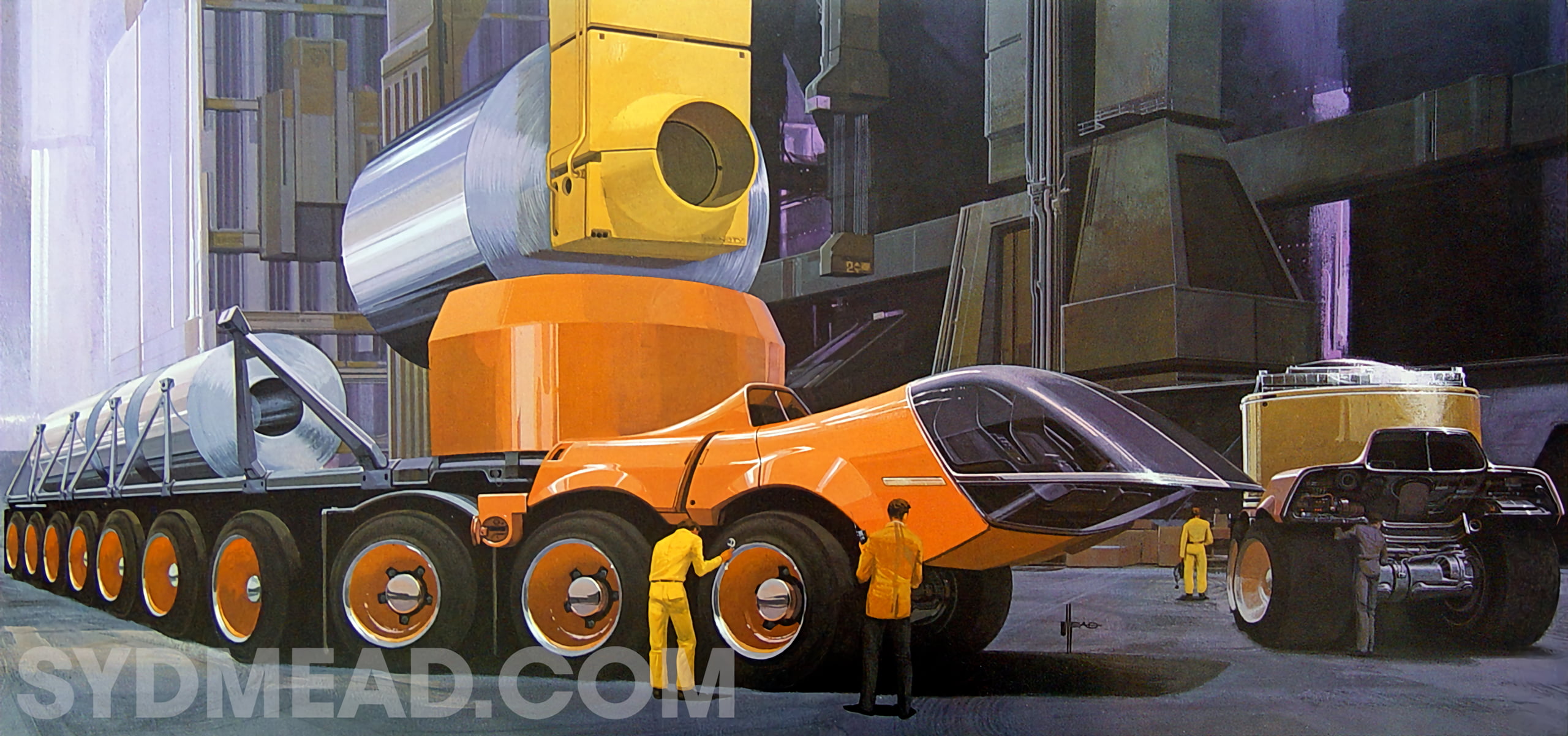 US Steel, Syd Mead, 2K, HD Wallpaper