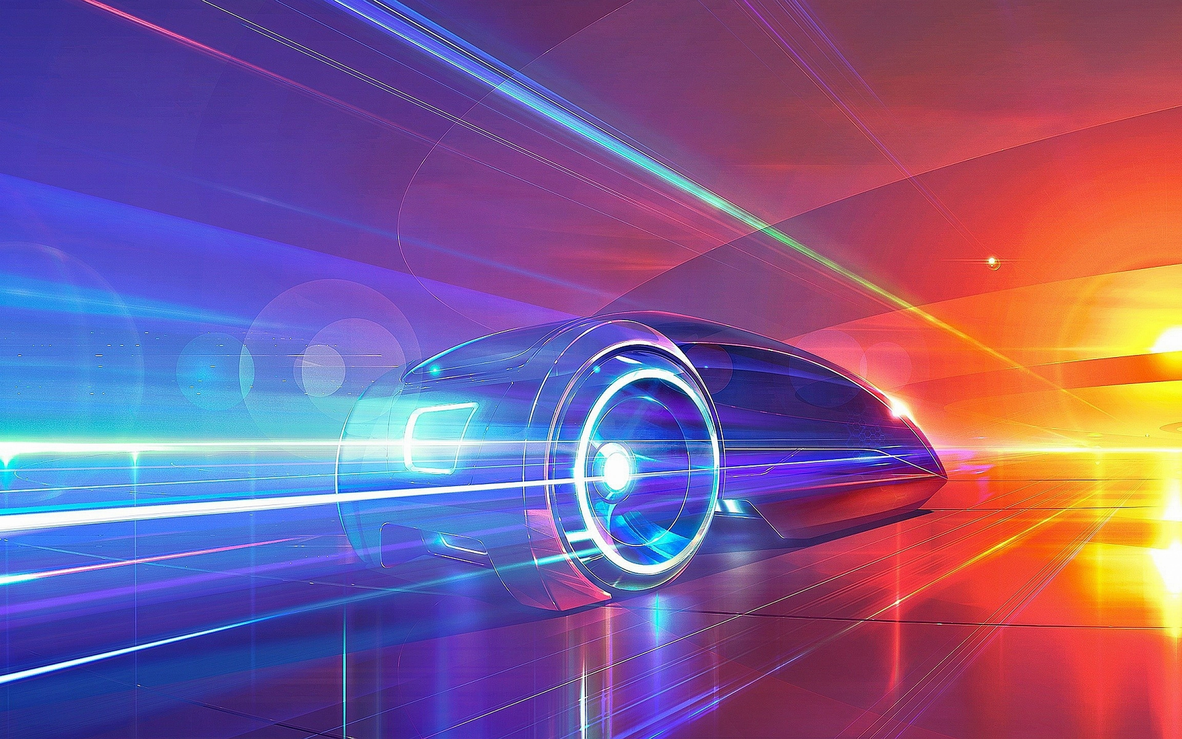 car, 4K, abstract, futuristic, Syd Mead, HD Wallpaper
