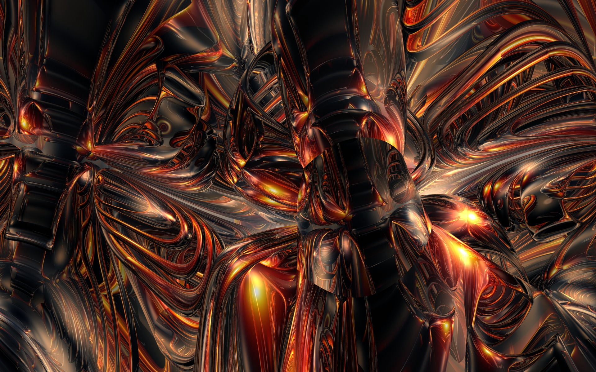 fractal, flowing, light - Natural Phenomenon, no people, energy, black Color, night, form, bright, decoration, backgrounds, technology, computer Graphic, HD Wallpaper