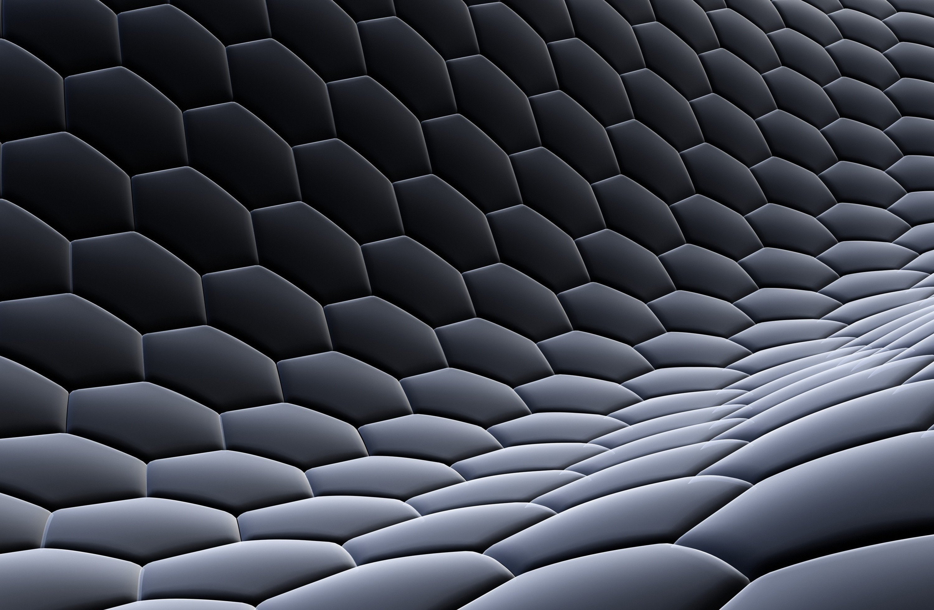 abstracto, Textura, 2K, Hexagonar, HD Wallpaper