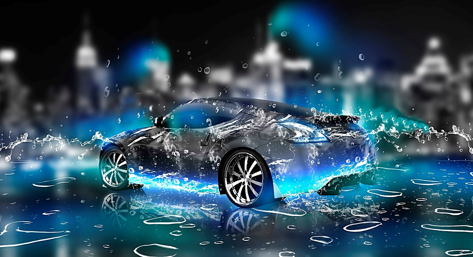 1080P, coche, abstracto, HD Wallpaper