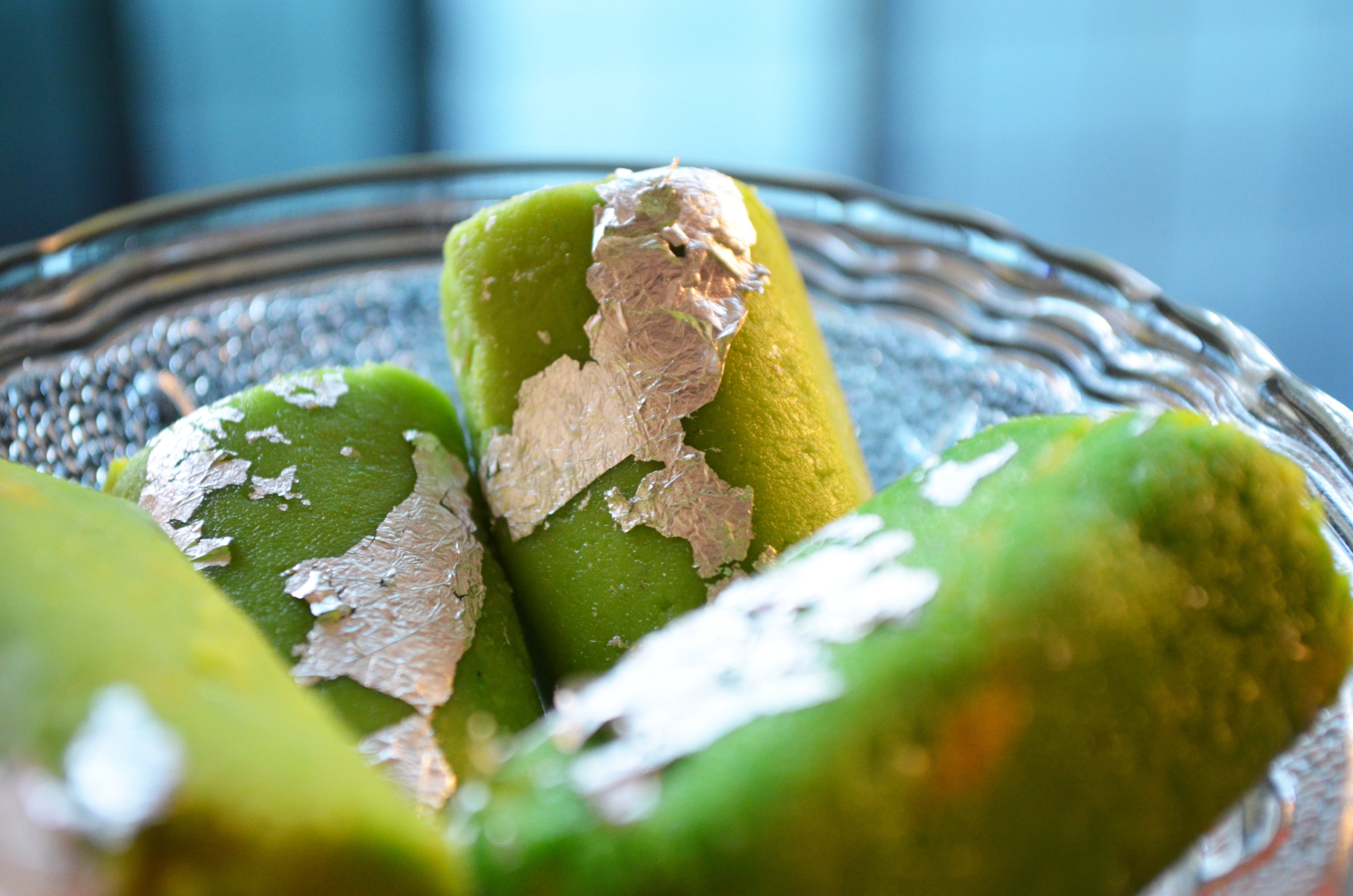 leaf, still life, indulgence, food, plant part, day, selective focus, temptation, marzipan, freshness, sweets, aluminum, sweet food, sugar, silver foil, HD Wallpaper