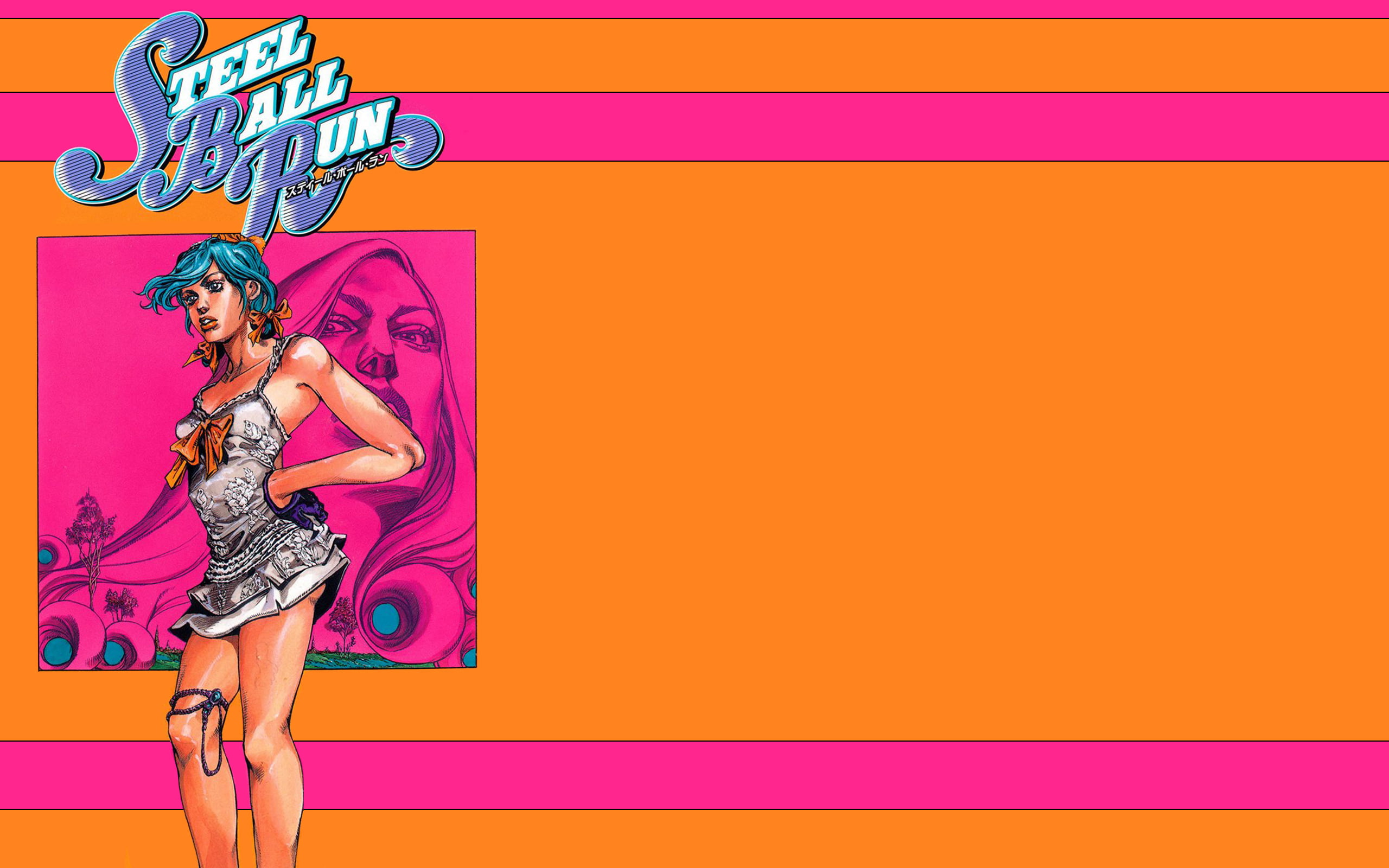 Steel Ball Run, anime, JoJos Bizarre Adventure, 2K, manga, HD Wallpaper