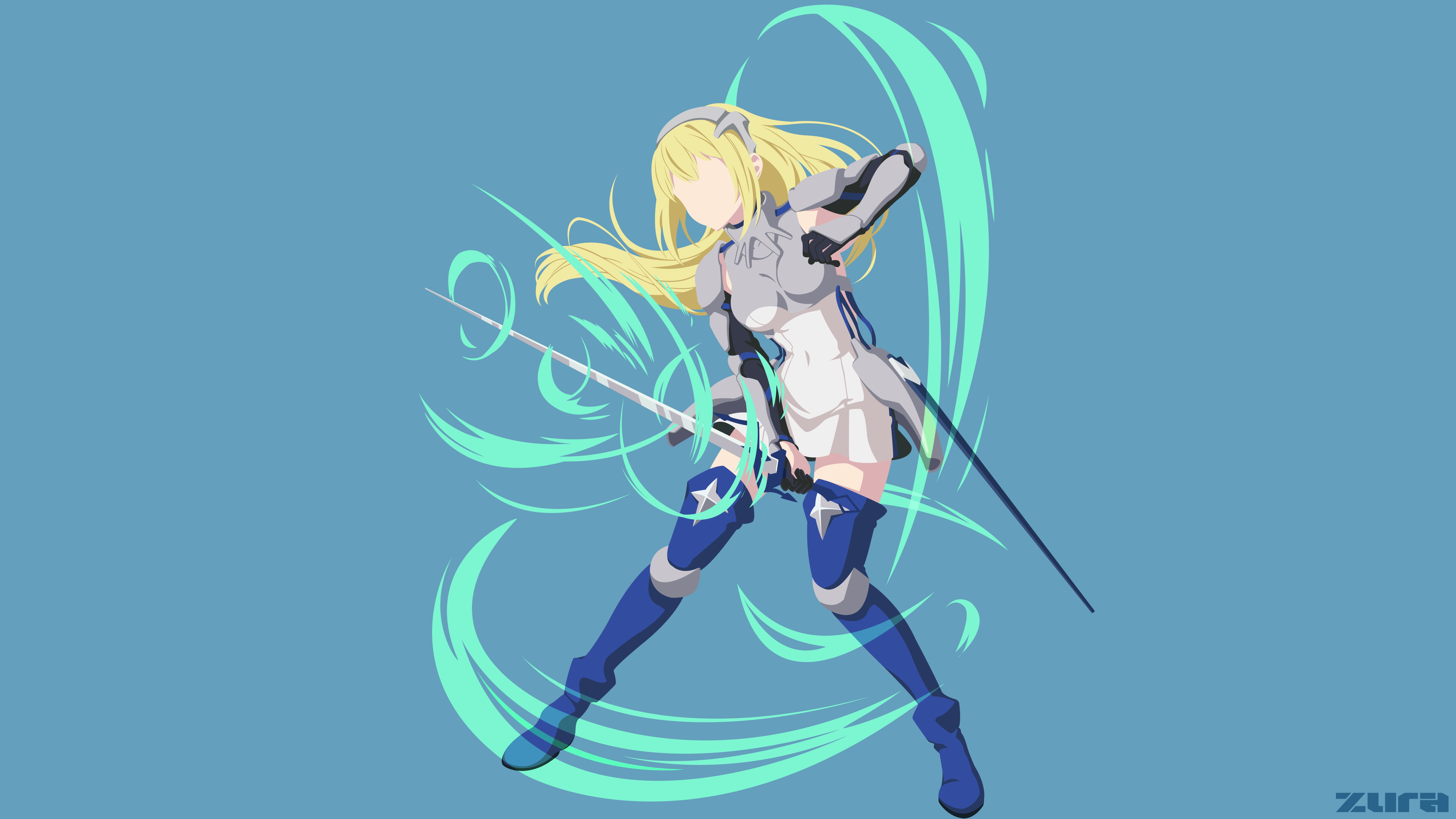 Is It Wrong to Try to Pick Up Girls in a Dungeon?, DanMachi, 5K, Aiz Wallenstein, HD Wallpaper