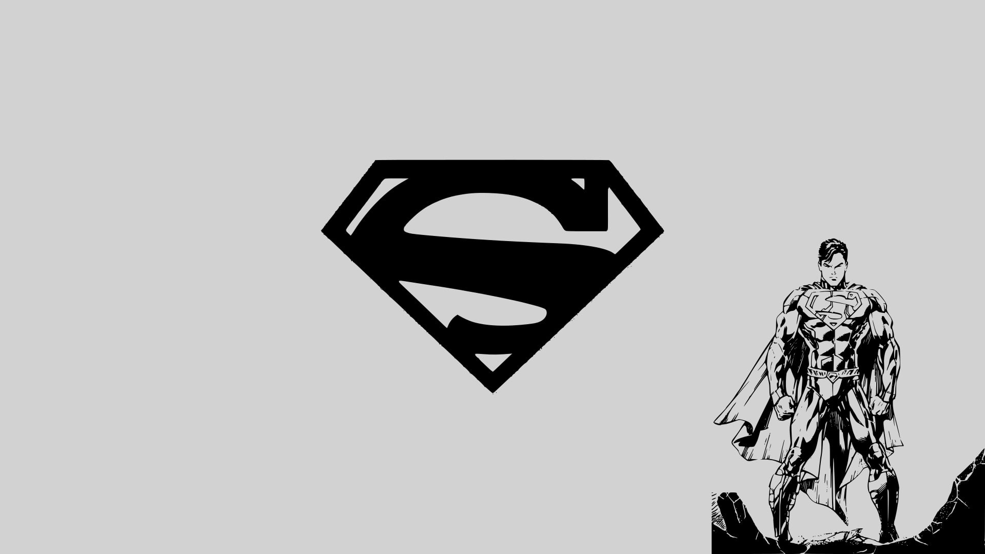 representation, minimalism, studio shot, statue, human representation, creativity, clear sky, superhero, female likeness, day, male likeness, sky, copy space, HD Wallpaper