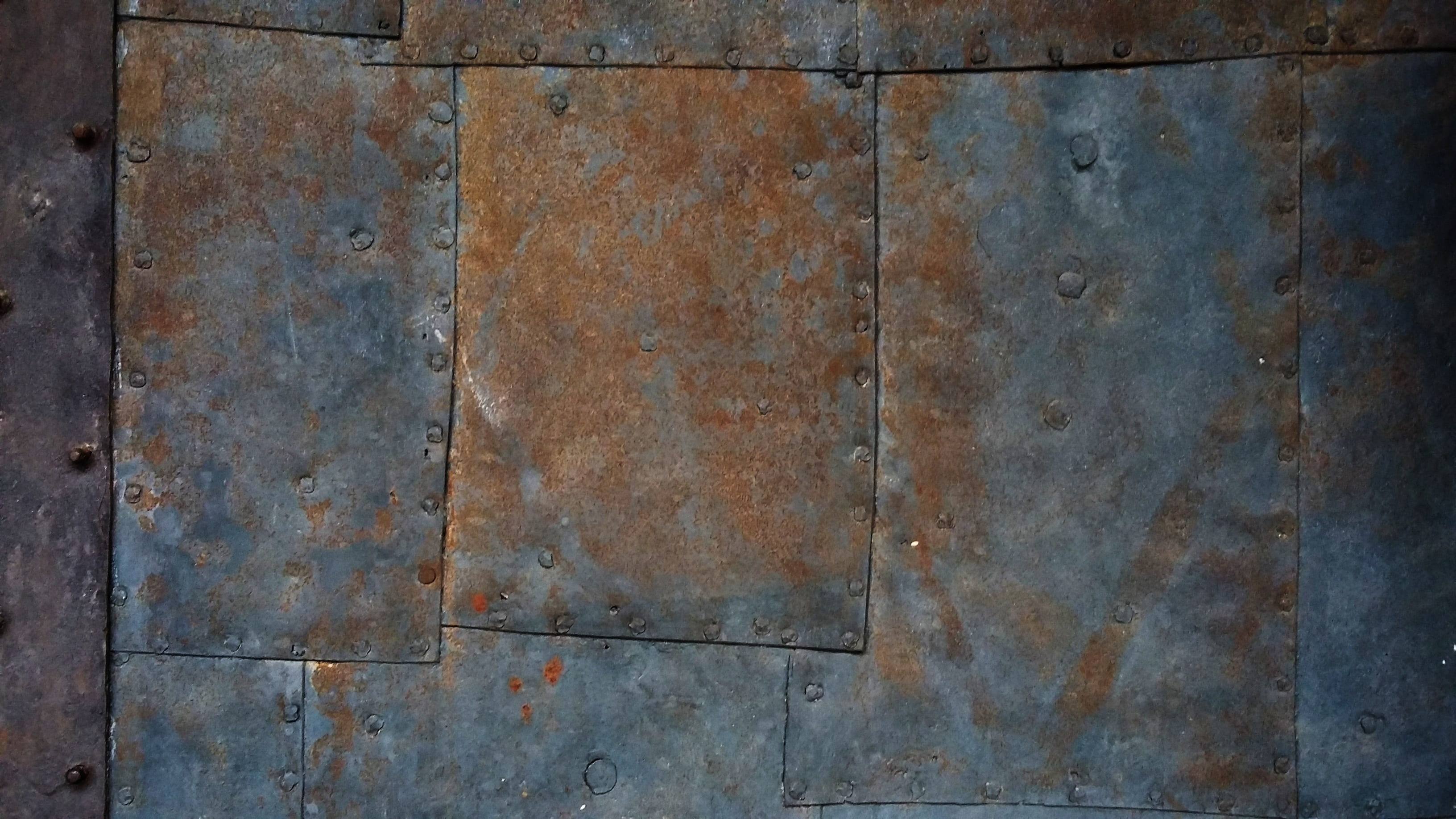 rough, wood - material, old, surface, dirty, historically, rusted, brown, concrete, pattern, rusty, backgrounds, wall - building feature, full frame, rivet, HD Wallpaper