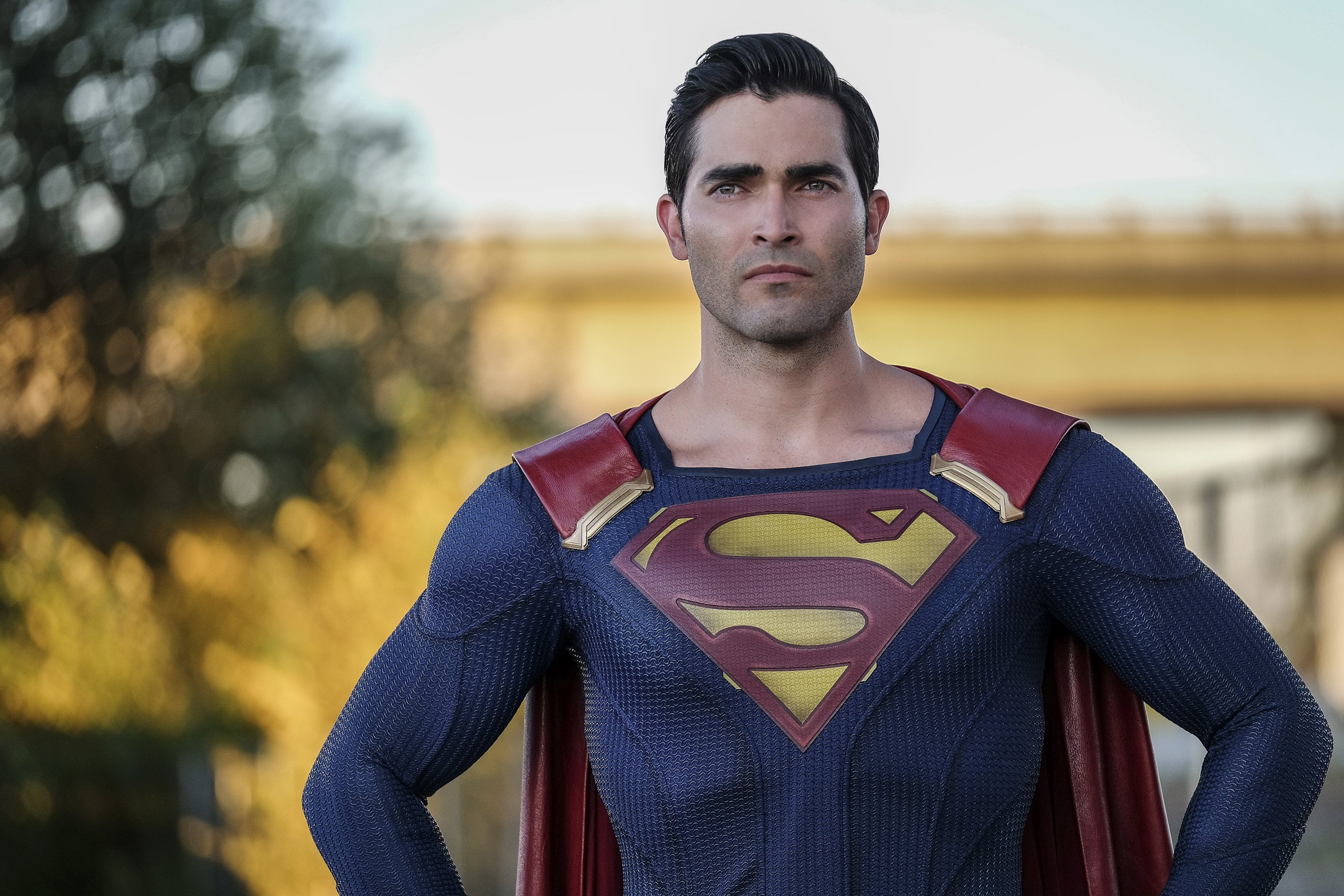 DC Comics, Tyler Hecklin, 2K, costume, Supergirl, the series, superman, Tyler Hoechlin, serial, TV Series, HD Wallpaper
