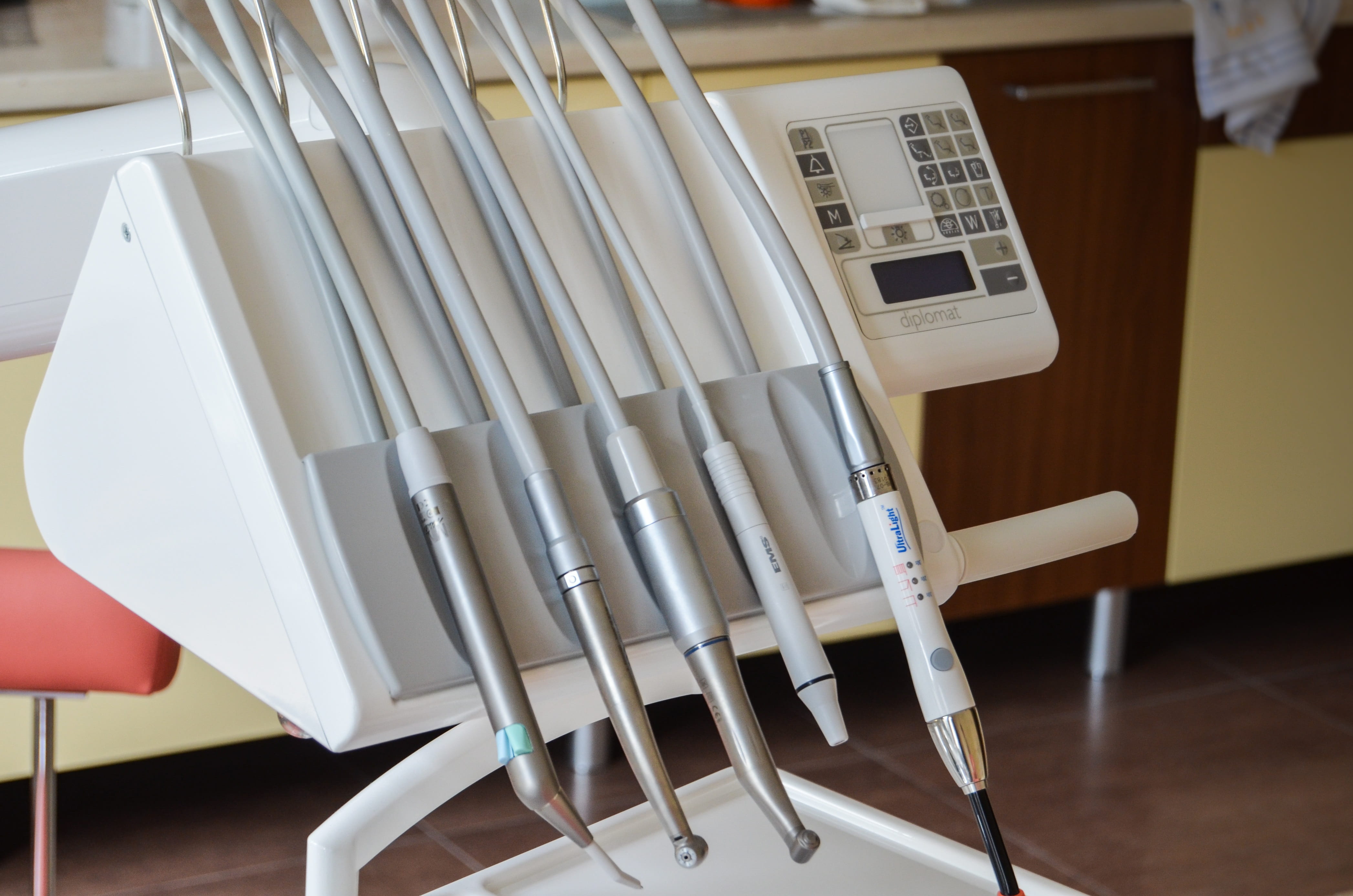 flooring, wood - material, corded, business, white color, dentistry, no People, furniture, white, photo, pain, day, text, gray, hospital, dentist, chair, HD Wallpaper