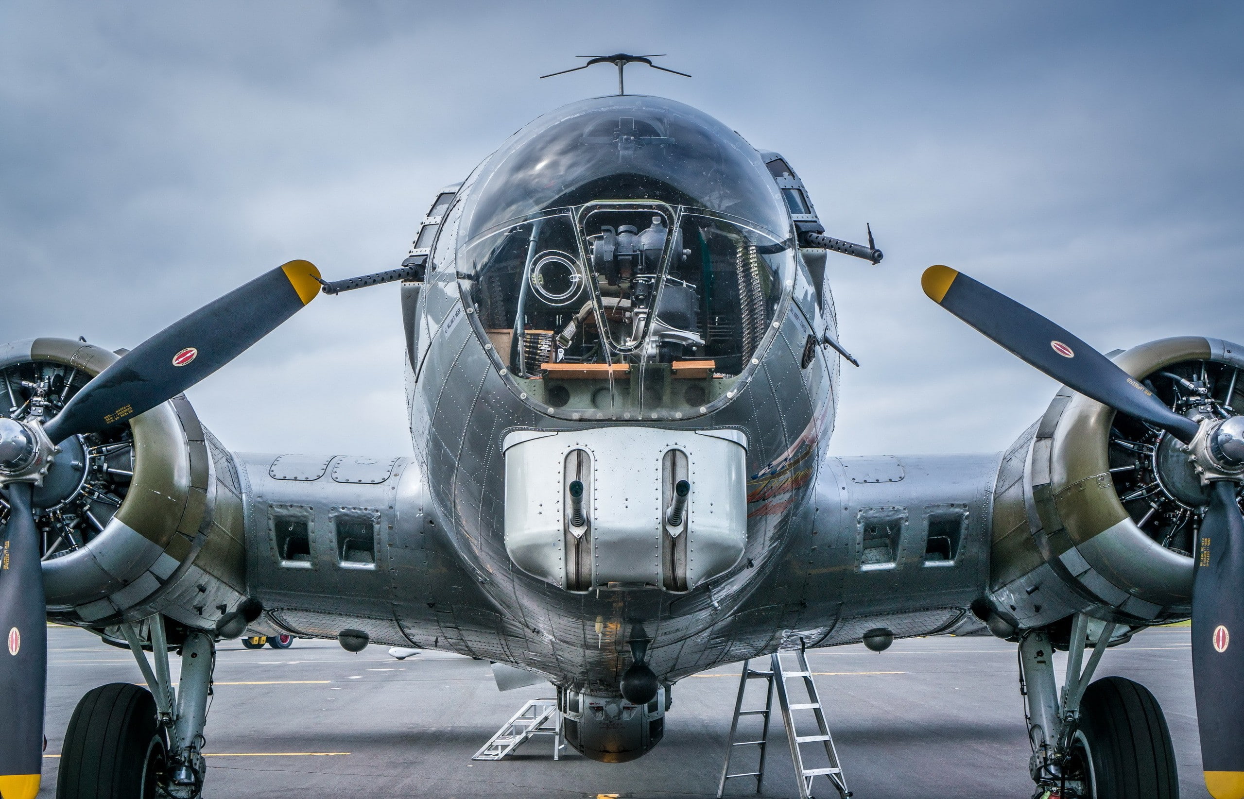 vehicle, Boeing B-17 Flying Fortress, 2K, military, aircraft, HD Wallpaper