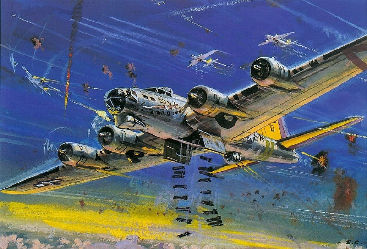 720P, Boeing B-17 Flying Fortress, Bombers, HD Wallpaper