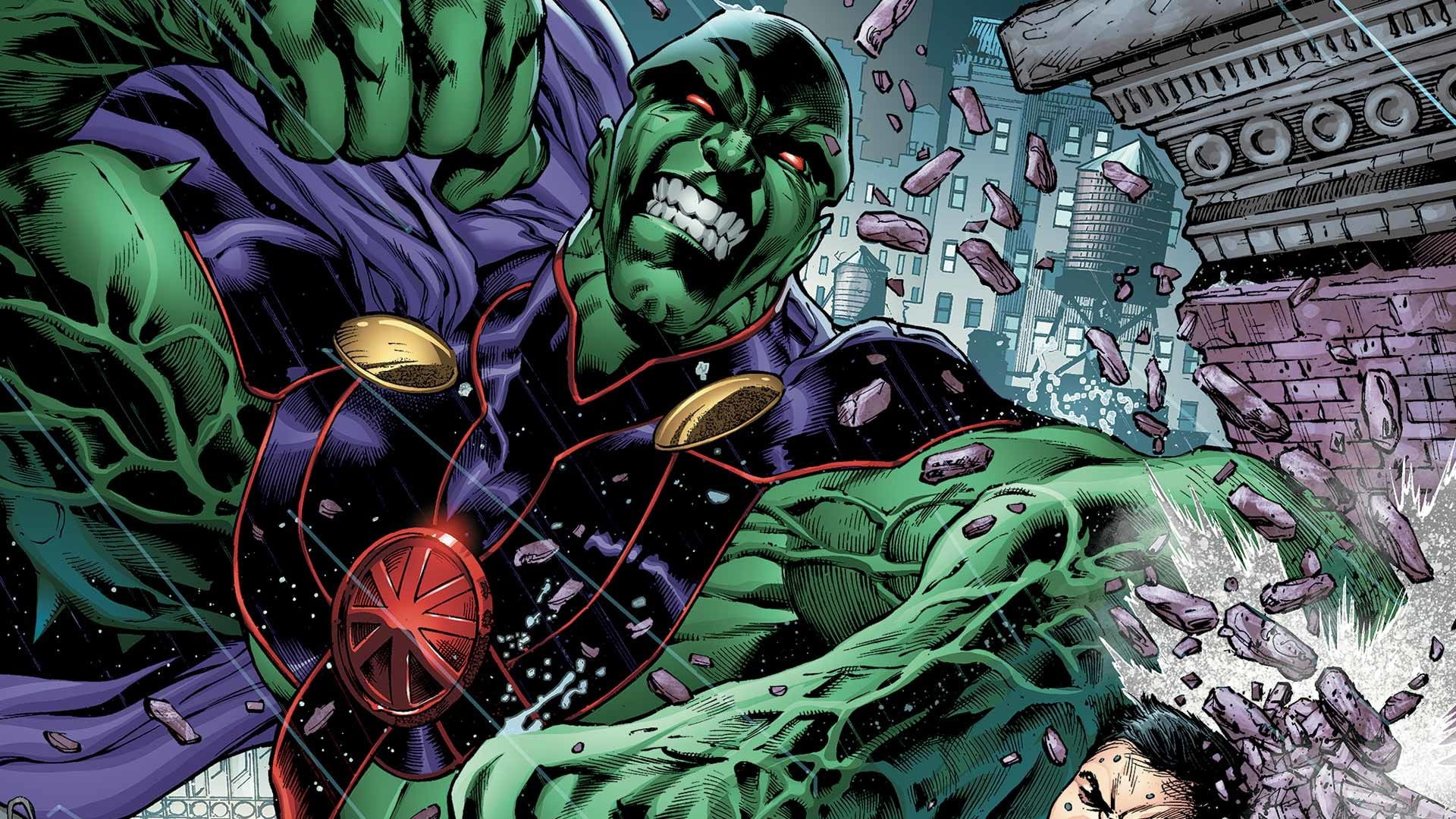 Cloak, Comics, Superhero, Rage, DC Comics, Hero, Anger, Martian Manhunter, Cape, Angry, 1080P, J onn J of onss, I onn I onzz, Comic, HD Wallpaper