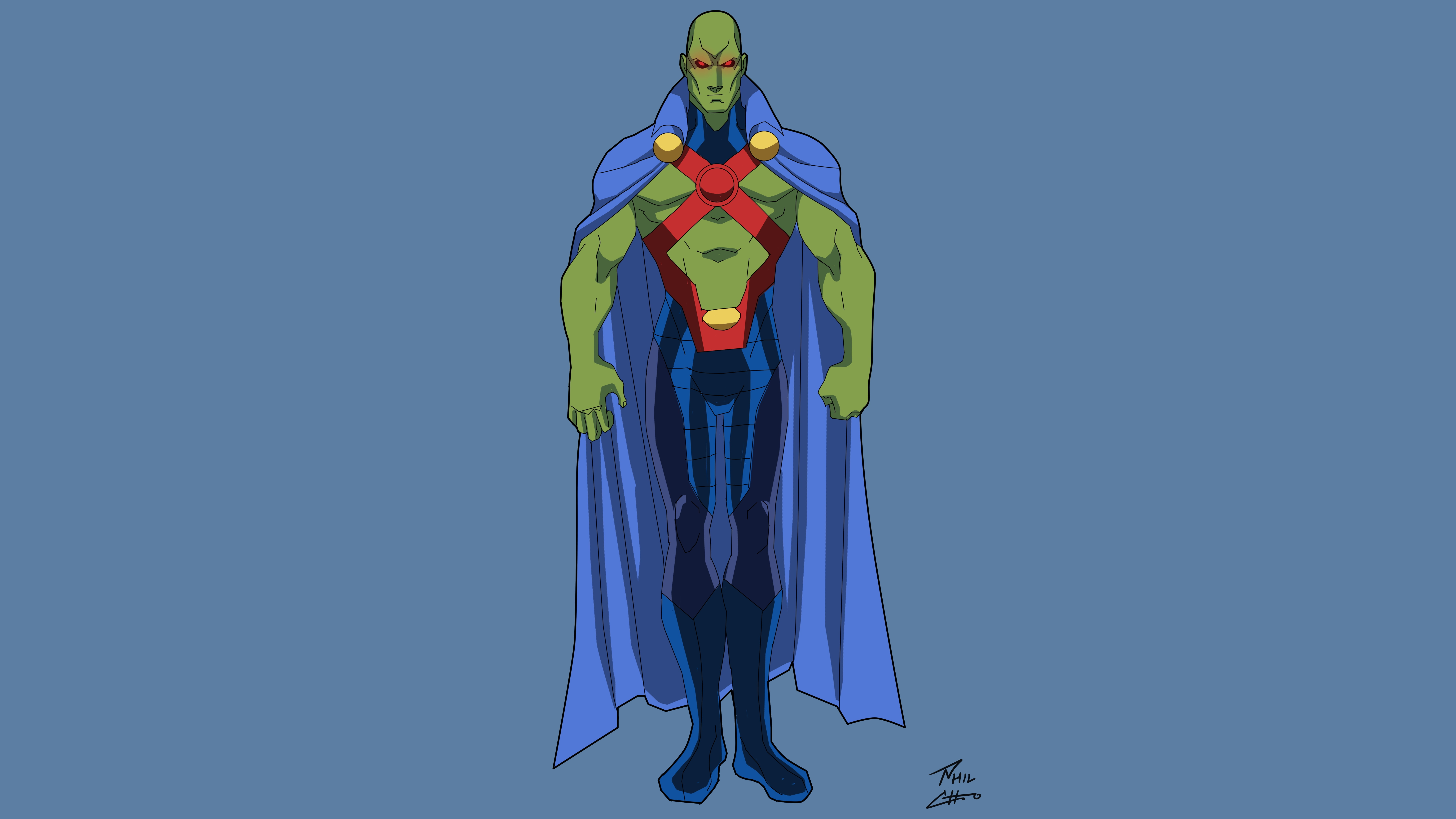 Comics, Martian Manhunter, 8K, HD Wallpaper
