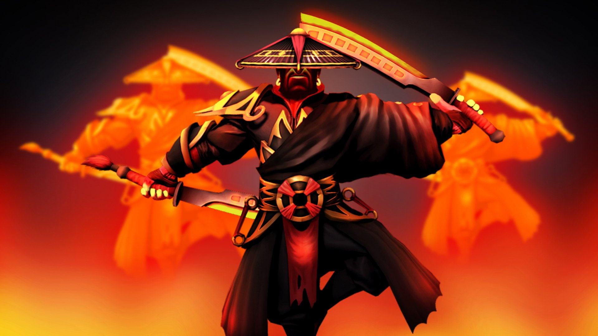 1080P, Sword, DotA 2, Dota, Warrior, Samurai, Ember Spirit (Dota 2), HD Wallpaper