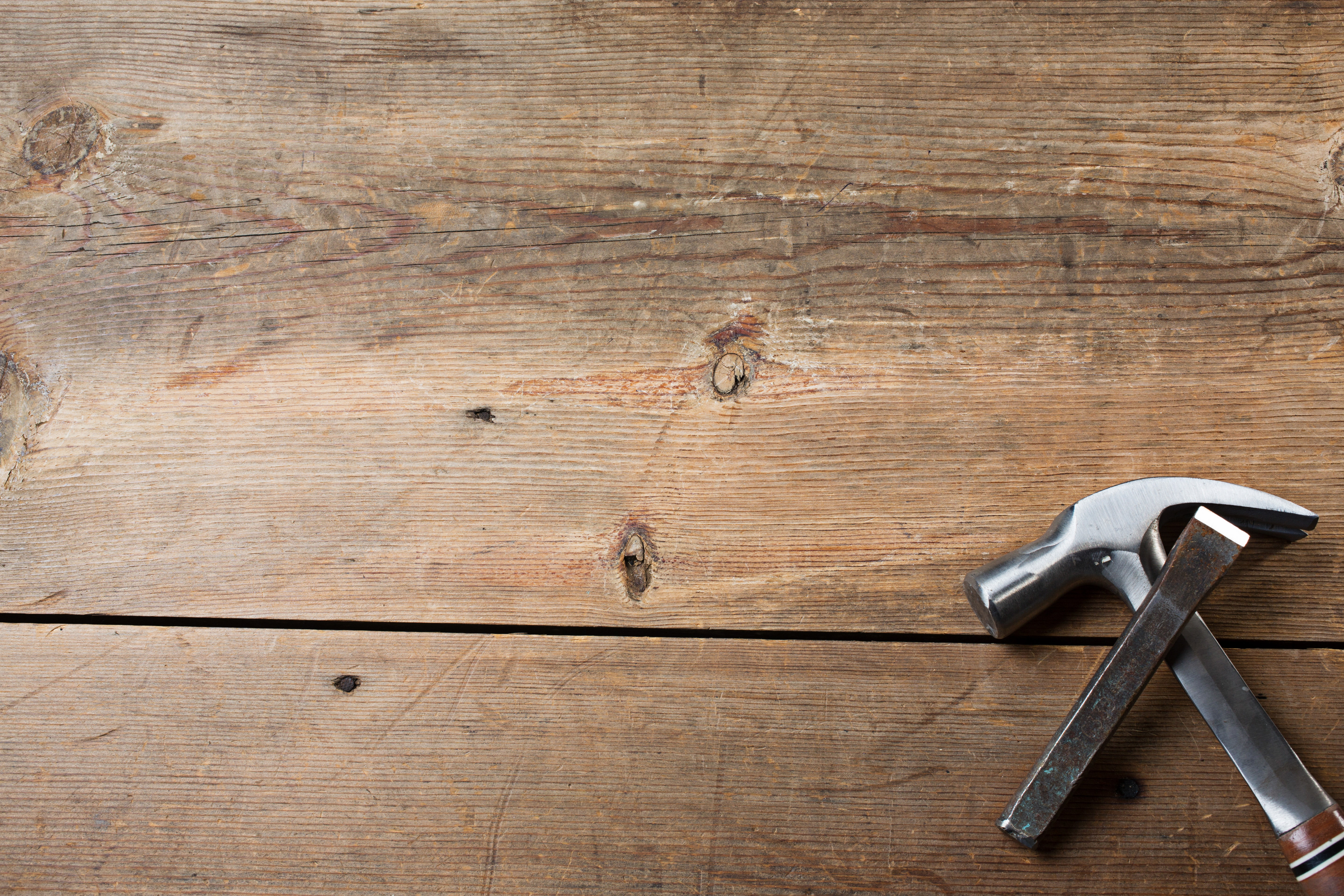 hammer, gray, chisel, tools, wood, claw, 5K, HD Wallpaper