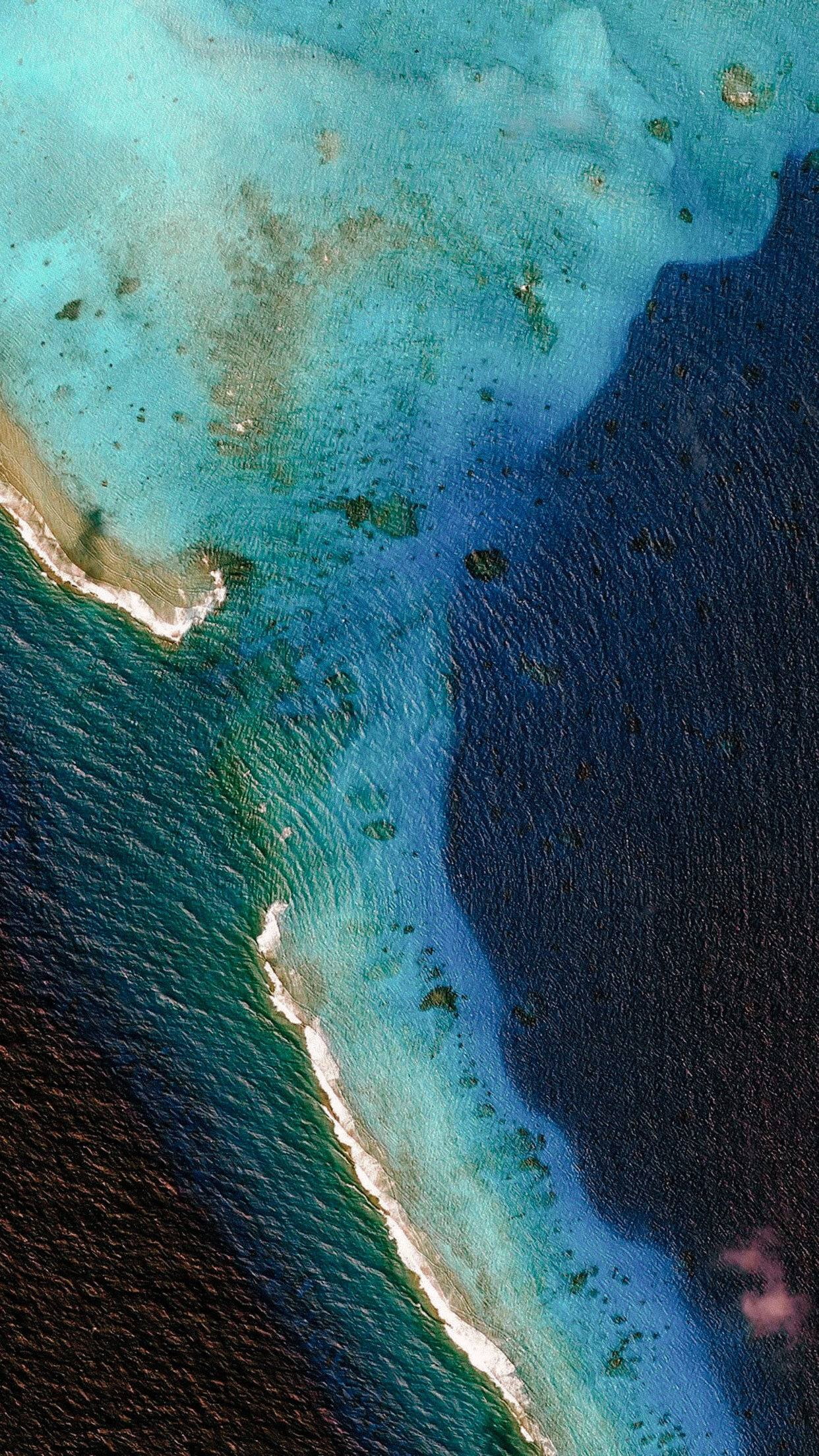 blue, 1080P, waterfront, portrait display, land, outdoors, day, nature, scenics - nature, no people, tranquility, power in nature, beauty in nature, drone photo, Phone HD Wallpaper