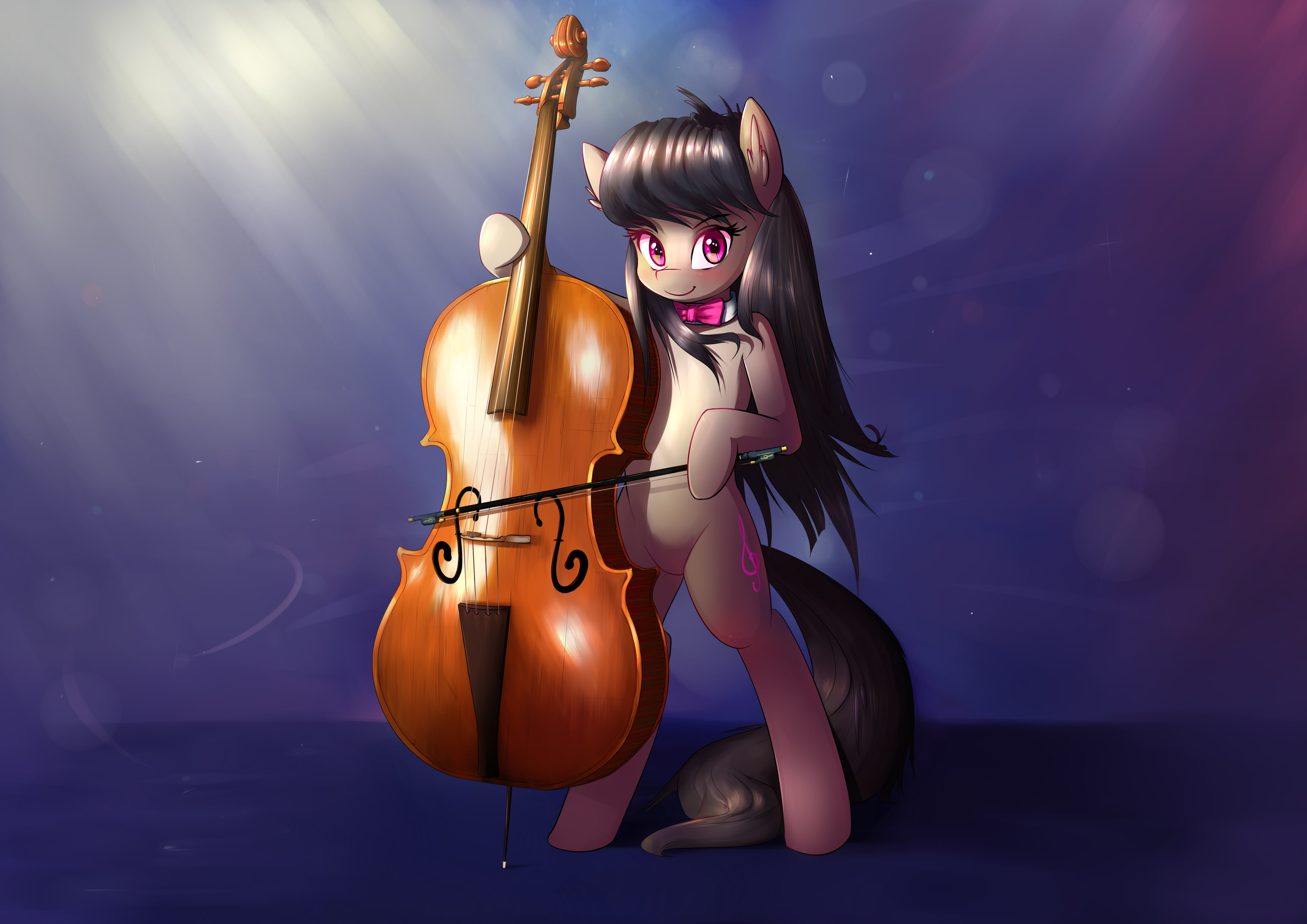 arts culture and entertainment, beauty, beautiful woman, purple, string instrument, beautiful people, clothing, young women, mlp: fim, hairstyle, violin, HD Wallpaper