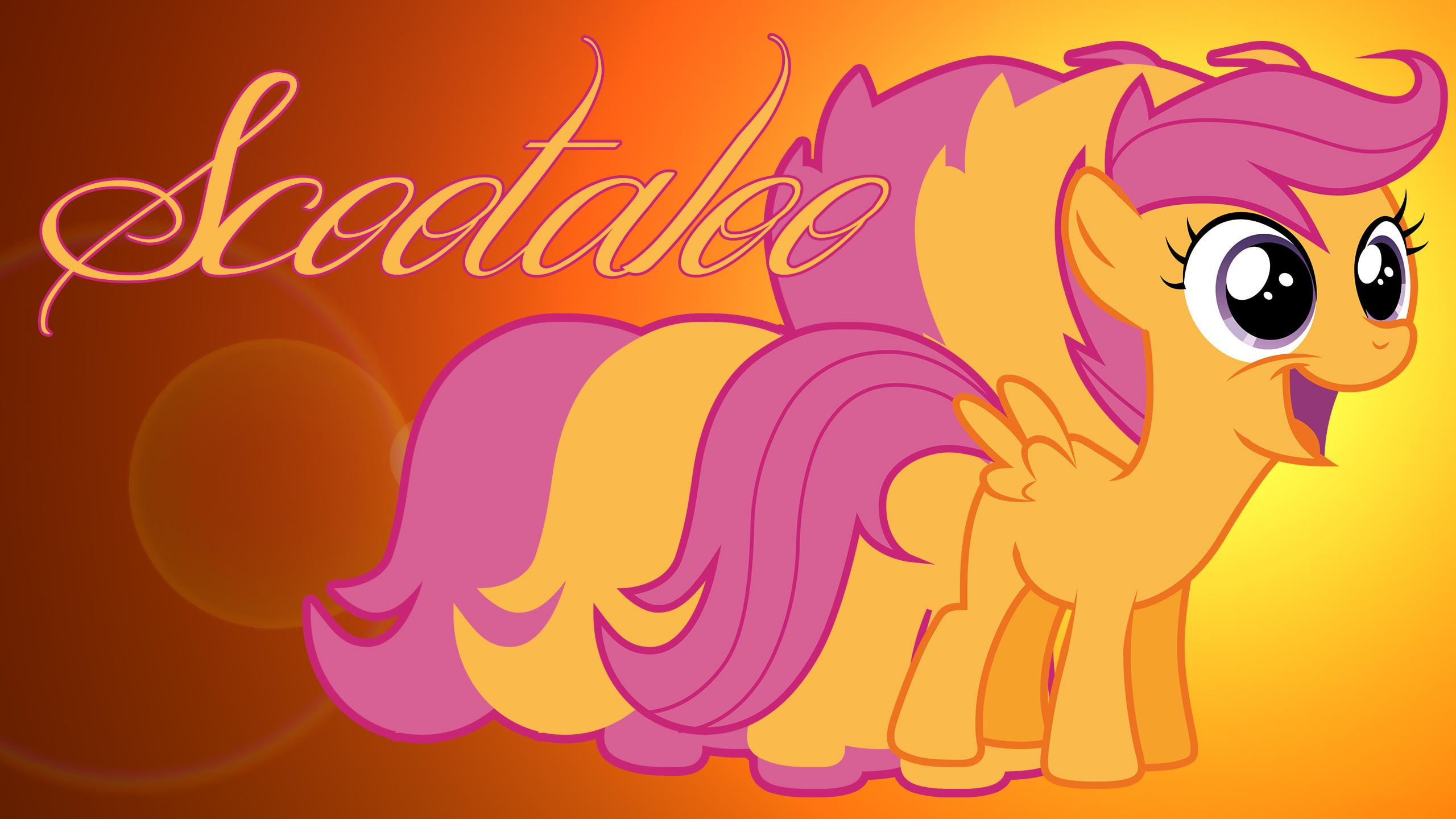 mlp: fim, graphics, cartoons, 2K, 2560x1440, scootaloo, my little pony, my little pony friendship is magic, HD Wallpaper