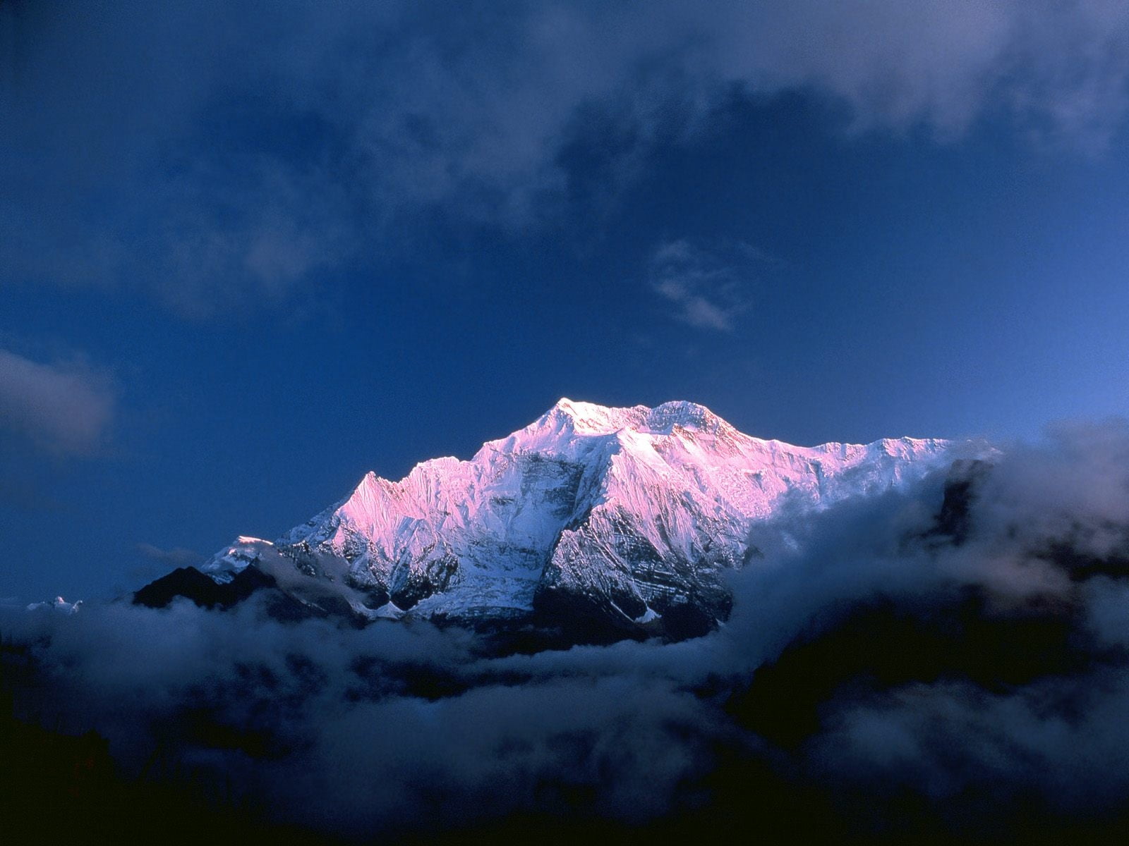 nature, rock - Object, nepal, mountain, tranquility, beauty In Nature, tranquil scene, travel, cloud - Sky, scenics, ice, himalayas, sky, landscape, 720P, HD Wallpaper